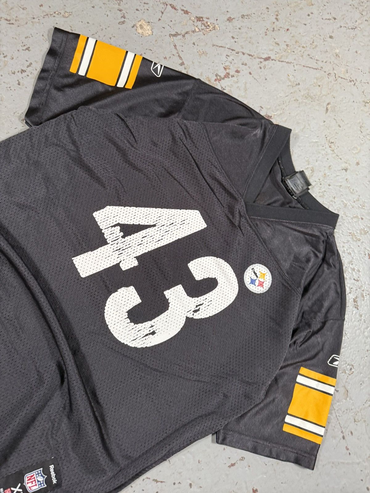 NFL Vintage Mesh Steelers Jersey 43 Polamalu Size US L / EU 52-54 / 3 - 2 Thumbnail