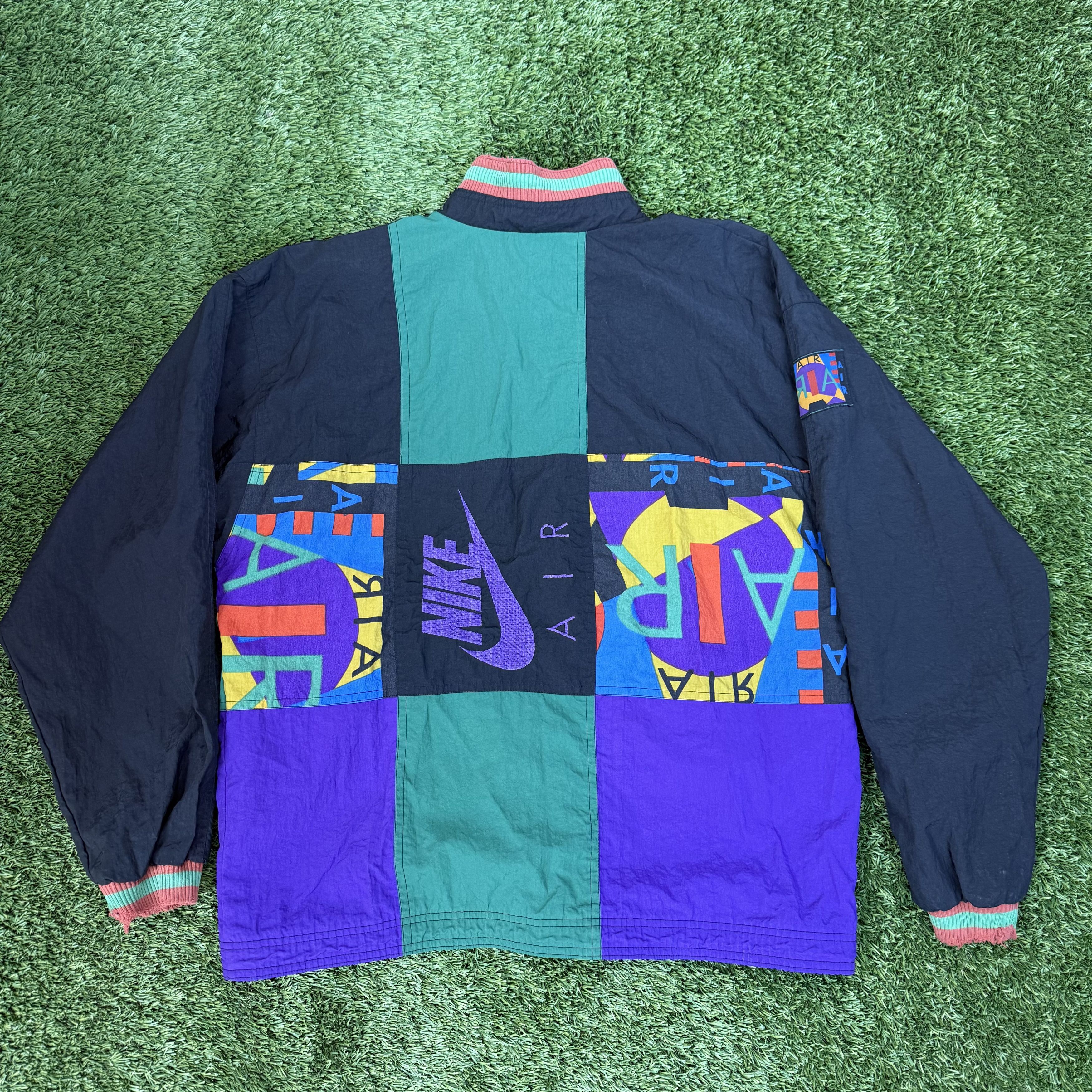 Nike Nike Vintage Nike Air Urban Jungle Patterned Windbreaker Size US XL / EU 56 / 4 - 1 Thumbnail