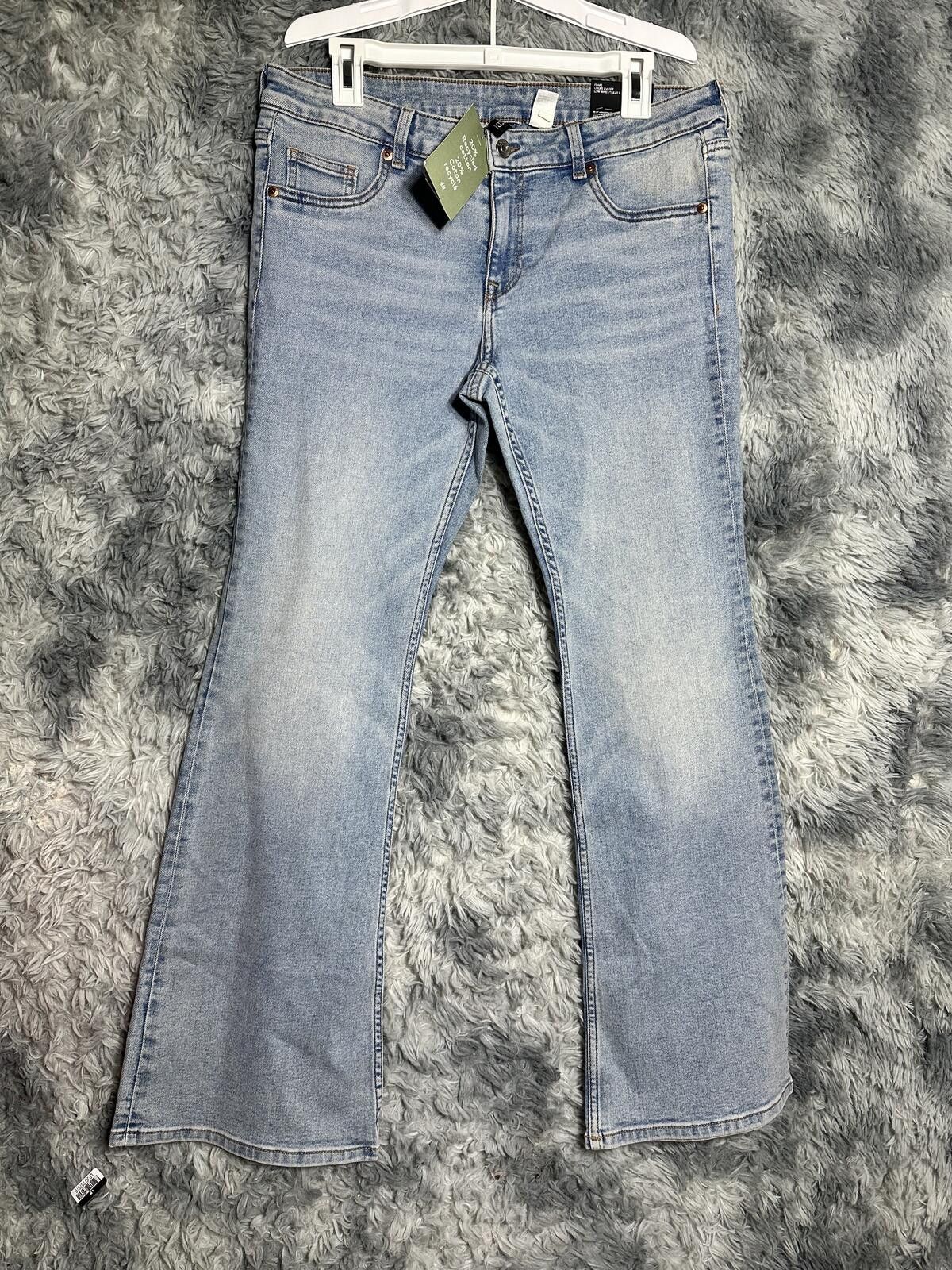 H&M H&M Light Blue Flared Jeans with Recycled Cotton - Size 28 Size 36" / US 14 / IT 50 - 1 Thumbnail