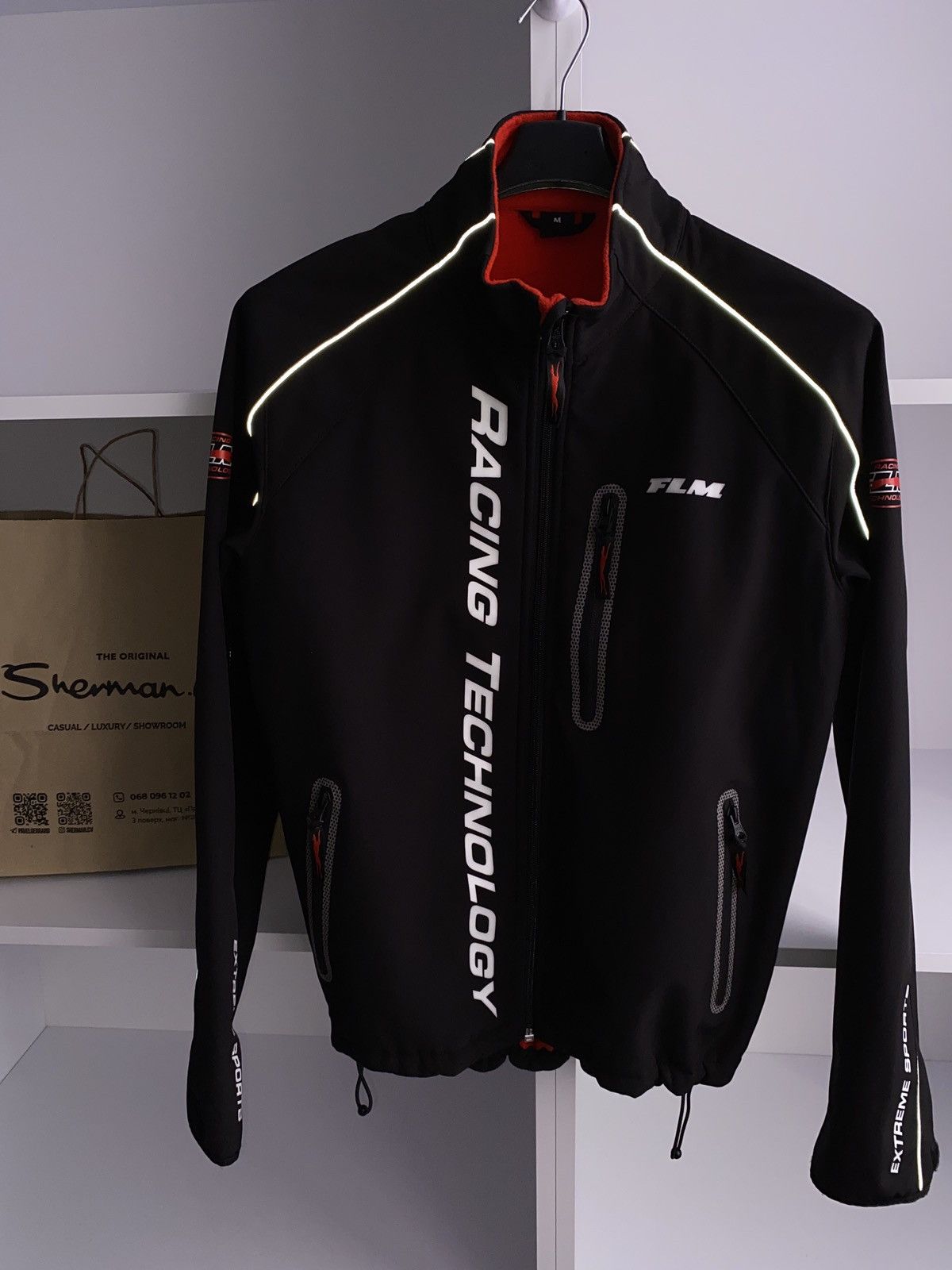 Vintage FLM Racing Techology rain coat jacket Size US M / EU 48-50 / 2 - 5 Thumbnail