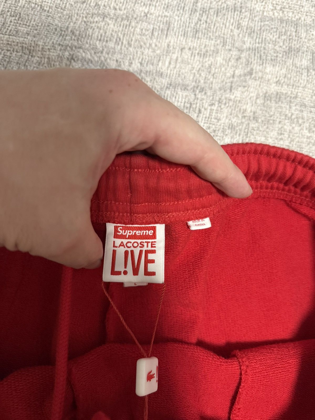 Lacoste × Supreme Supreme Lacoste sweatershort Size US 34 / EU 50 - 4 Thumbnail
