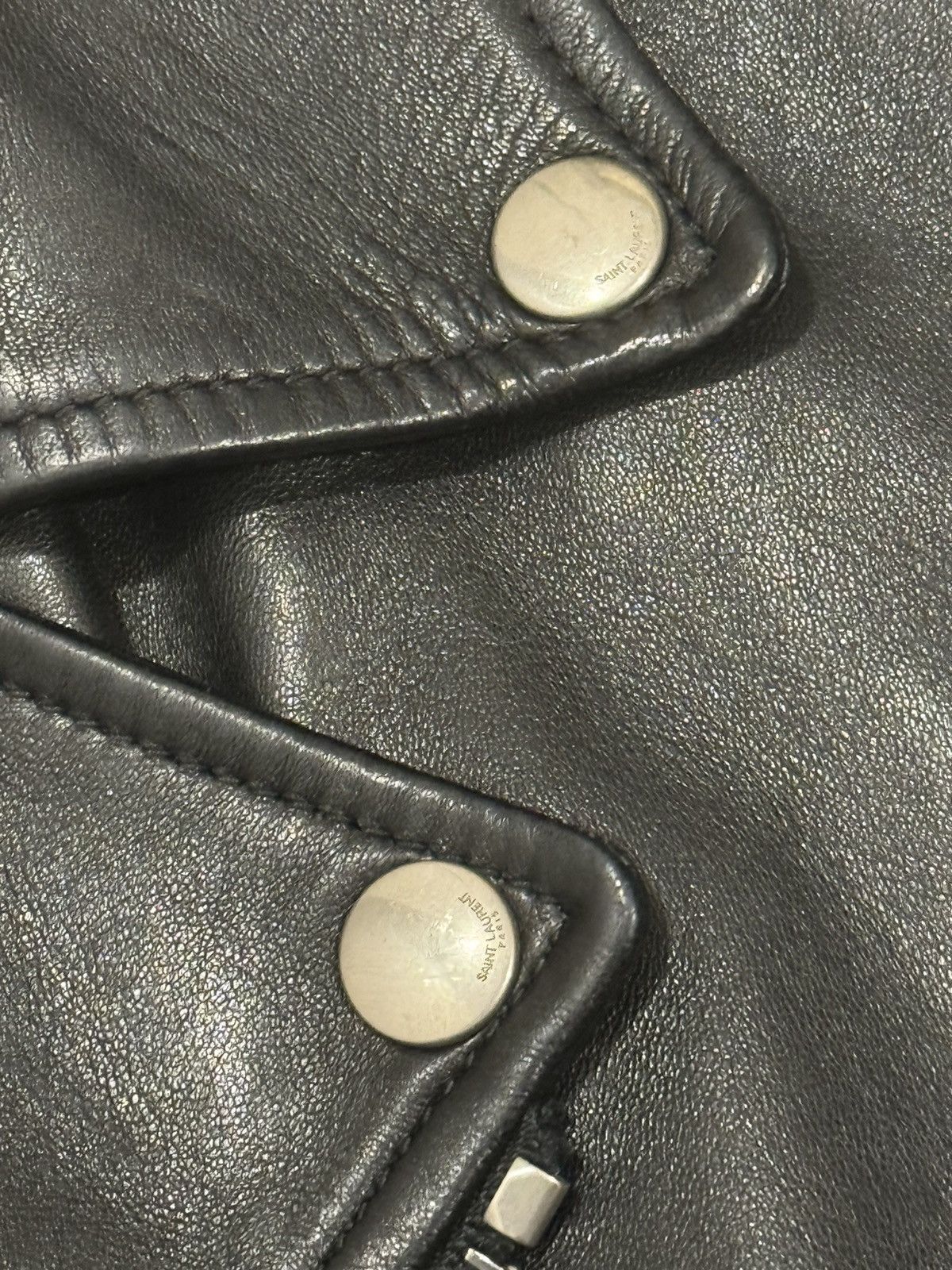 Saint Laurent Paris × Yves Saint Laurent Saint Laurent L01 biker leather jacket Size US M / EU 48-50 / 2 - 5 Thumbnail