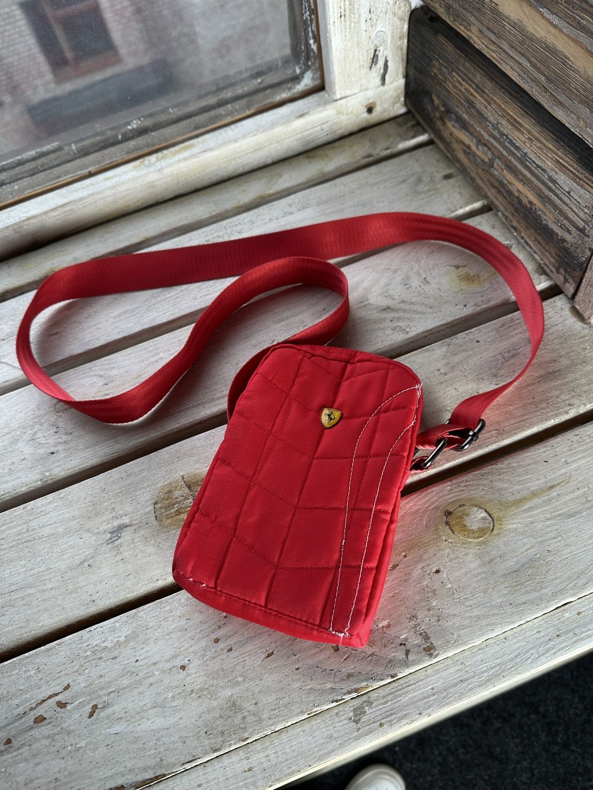 Ferrari 🚨 FERRARI SCUDERIA CG MOBILE RED MEN BAG WITH LOGO Size ONE SIZE - 1 Thumbnail