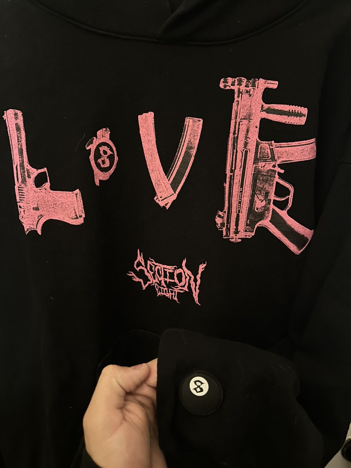 Section 8 Section 8 love hoodie Size US XL / EU 56 / 4 - 2 Thumbnail