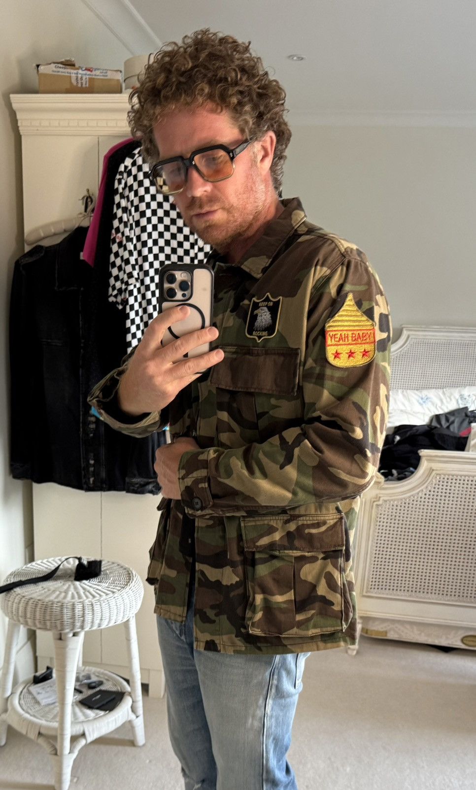 Saint Laurent Paris SS16 Saint Laurent camo yeah baby jacket Hedi Slimane L surf Size US L / EU 52-54 / 3 - 9 Thumbnail