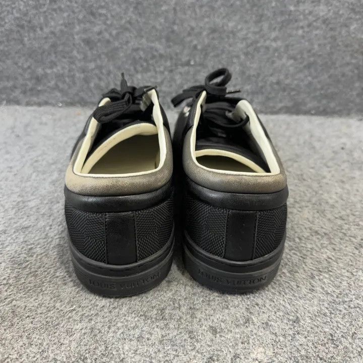 Louis Vuitton Louis Vuitton Black Nylon Lace-Up Sneakers -2508 Size US 7.5 / EU 40-41 - 3 Thumbnail