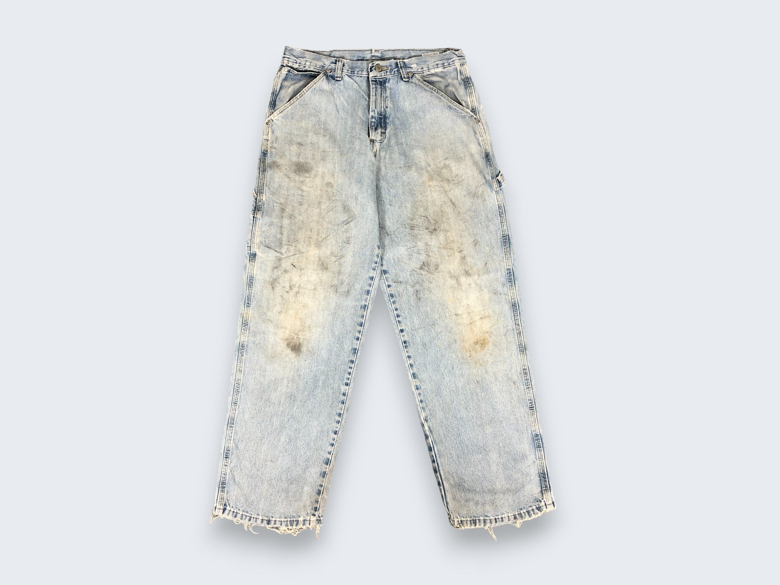 Vintage × Wrangler Vintage Wrangler Carpenter Jeans Dirty L1006 Size US 31 - 1 Thumbnail
