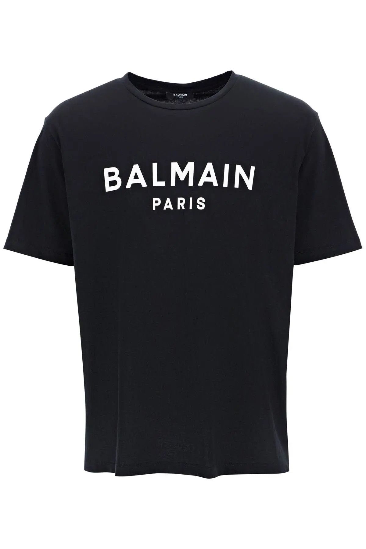 image of Balmain O1S22I1N0224 Logo Print T-Shirt In Black, Men's (Size XL)