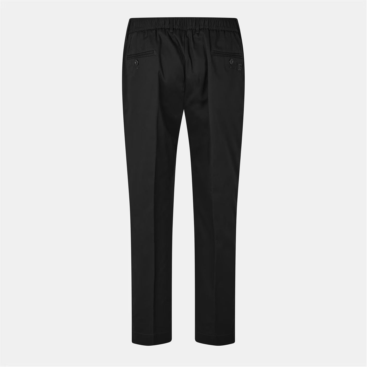 Dolce & Gabbana o1g2r1mq0426 Structured Fit Chinos Pants in Nero Size US 34 / EU 50 - 2 Thumbnail