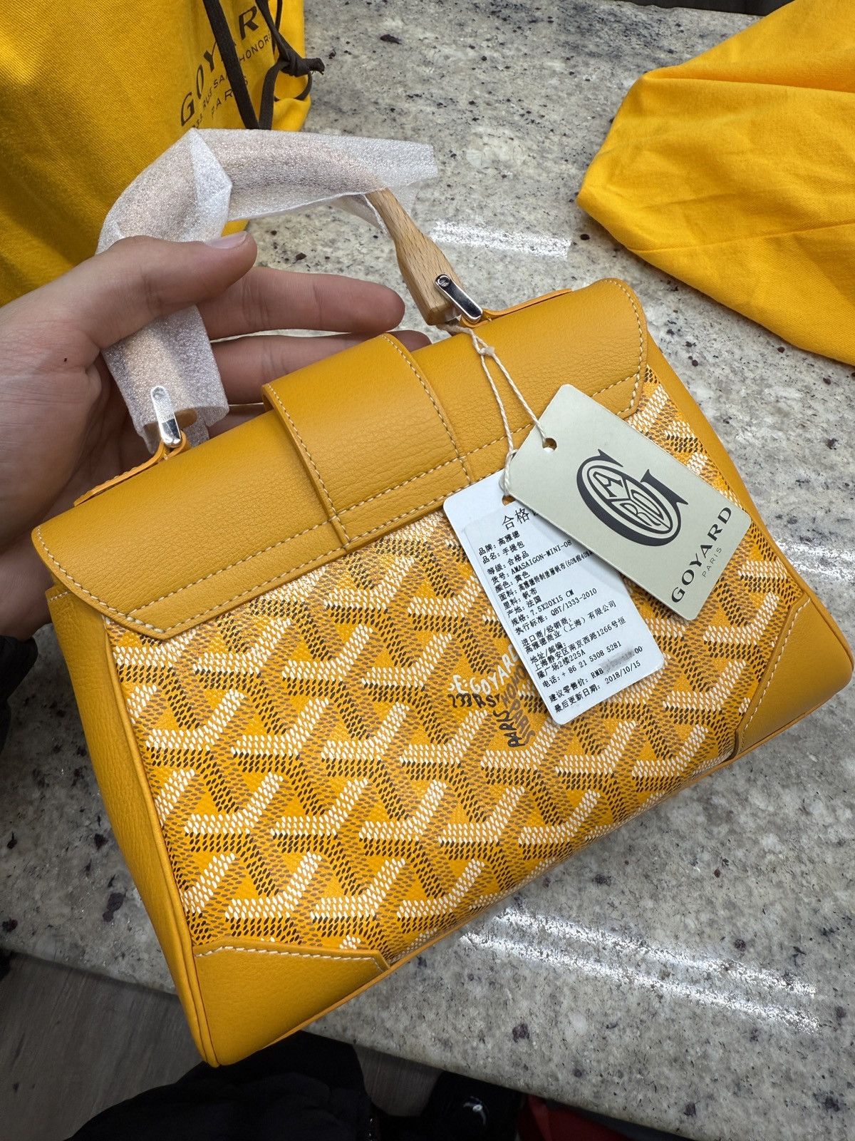 Goyard Goyard Yellow Mini Bag Size ONE SIZE - 10 Thumbnail