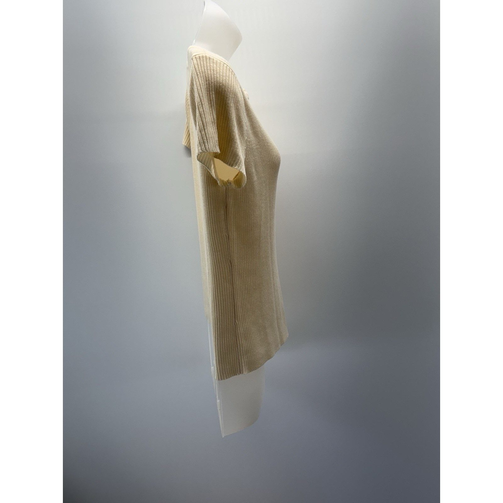 Other R.Q.T Women Top Size M Tan Brown Short Sleeve Silky Medal Size M / US 6-8 / IT 42-44 - 5 Thumbnail
