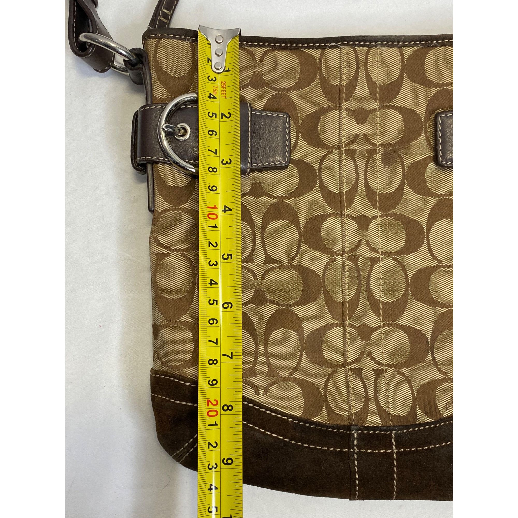 Coach Coach Signature C Hobo Bag With Leather Trim & Adjustable St Size ONE SIZE - 9 Thumbnail