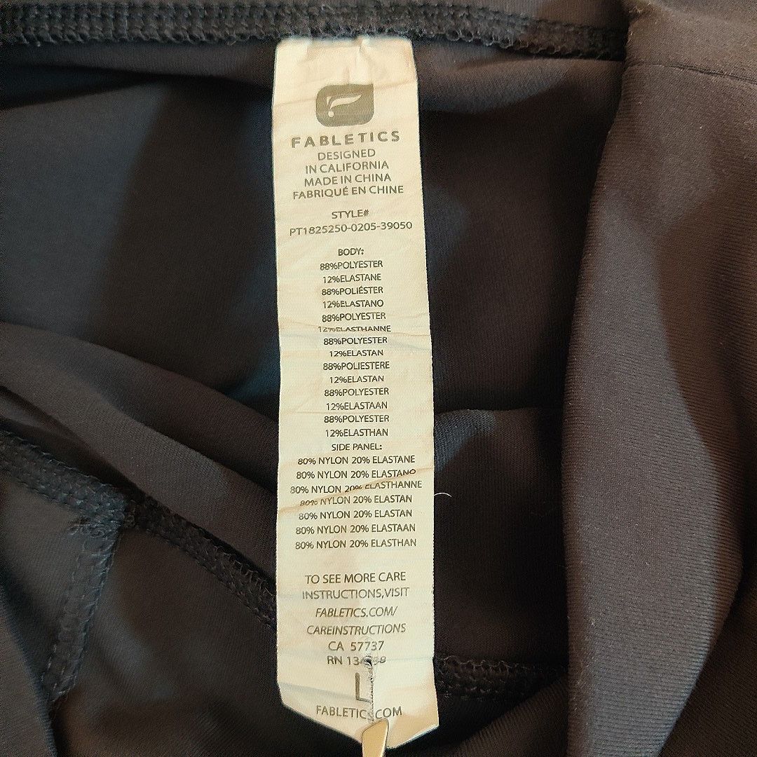 Fabletics Fabletics mesh sides high rise legging sz L Size 34" / US 12 / IT 48 - 9 Thumbnail