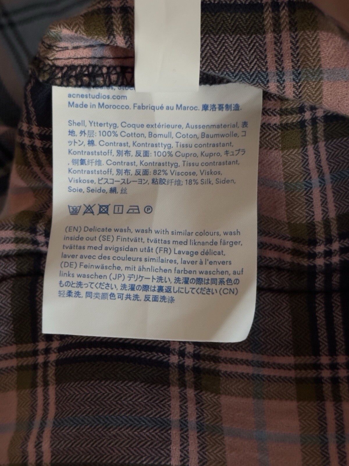 Acne Studios Acne Studios Bla Konst Plaid Relaxed Fit Shirt Oversized Size XS / US 0-2 / IT 36-38 - 12 Thumbnail