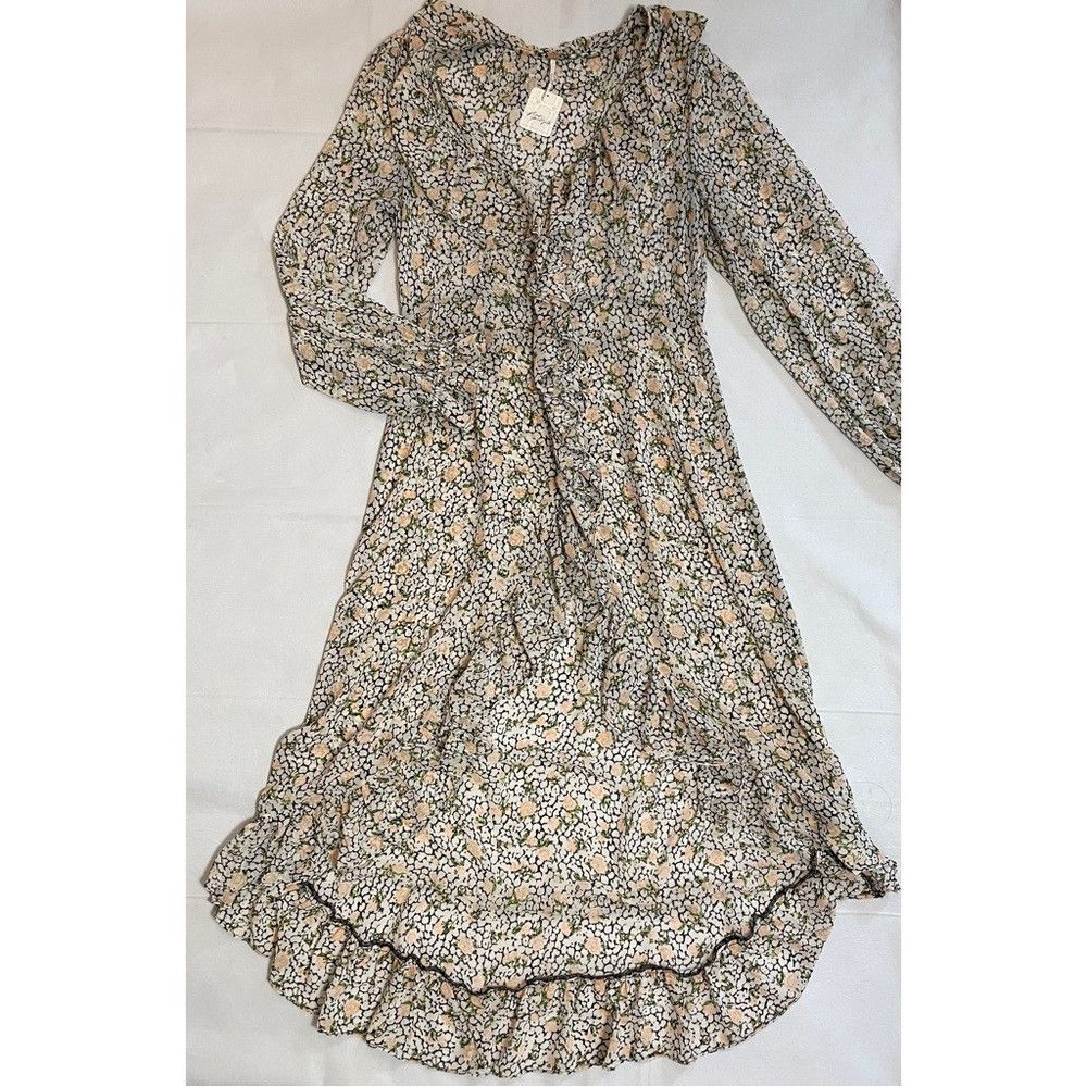 Free People NWT New $198 Free People Gigi Printed Maxi Dress Size S Size S / US 4 / IT 40 - 6 Thumbnail