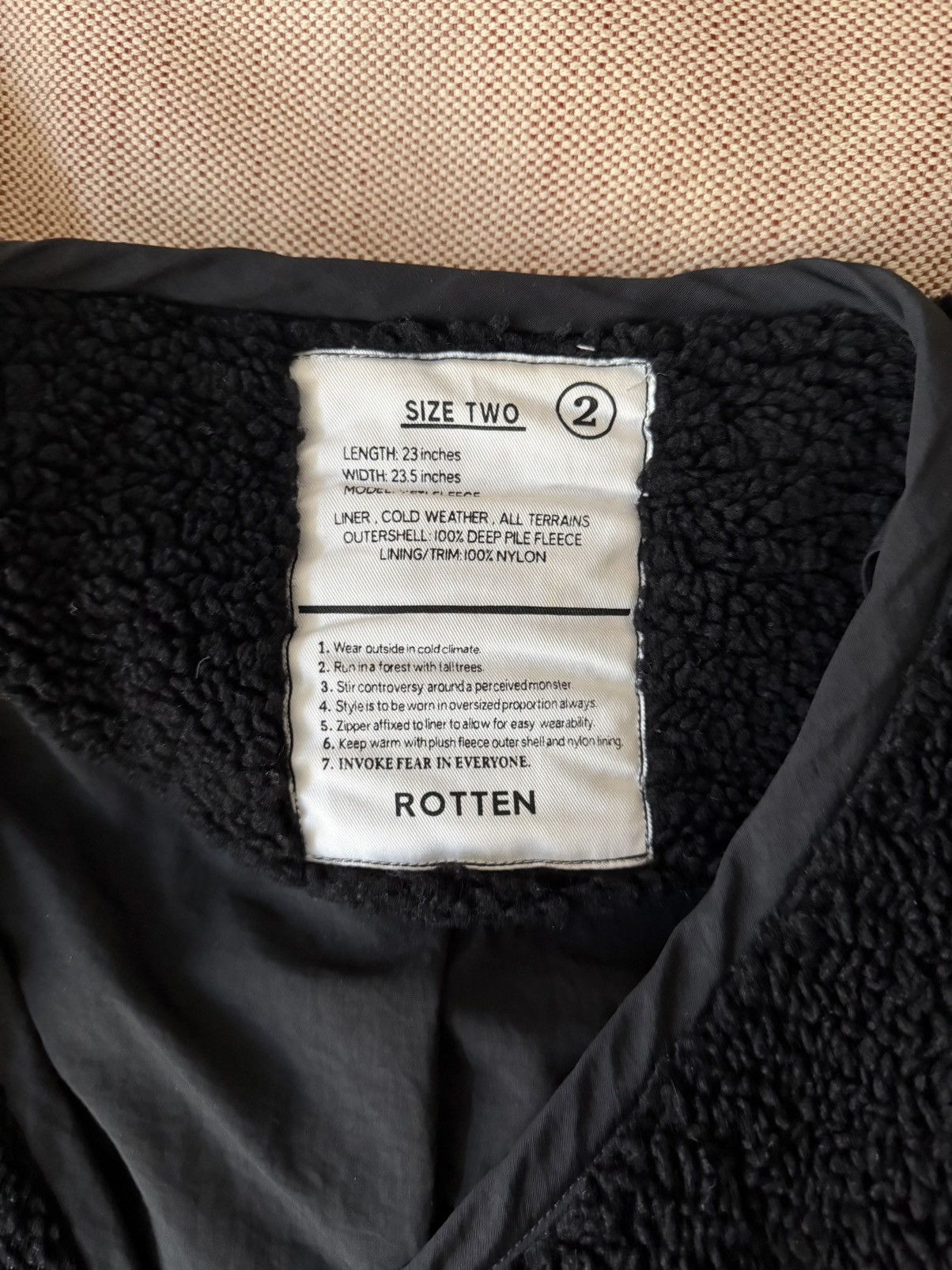 Japanese Brand × Other × Vintage Rotten Closet Yeti Fleece Size US M / EU 48-50 / 2 - 3 Thumbnail