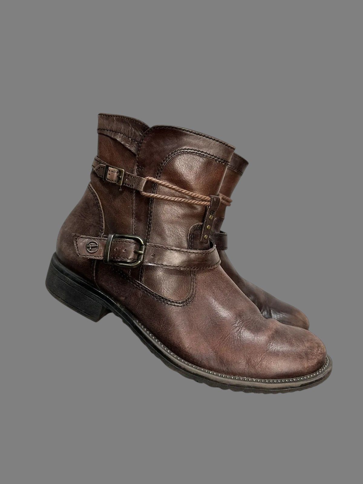 Guidi Vintage DIRK BIKKEMBERGS STYLE Leather Boots Isay Miyake Size US 7 / EU 40 - 1 Thumbnail