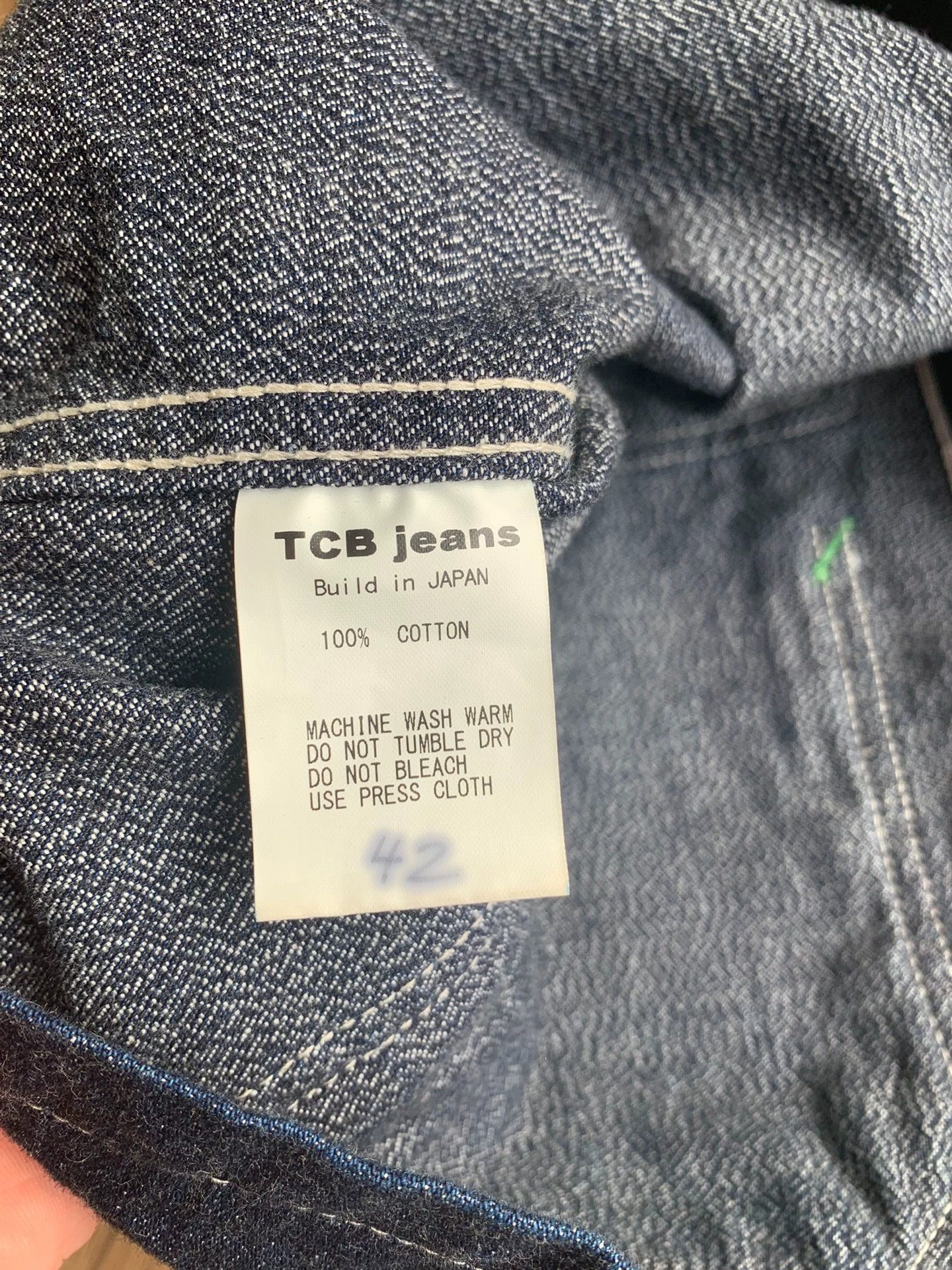 TCB Jeans TCB JEANS Denim Work Vest Size 42 Size US XS / EU 42 / 0 - 6 Thumbnail