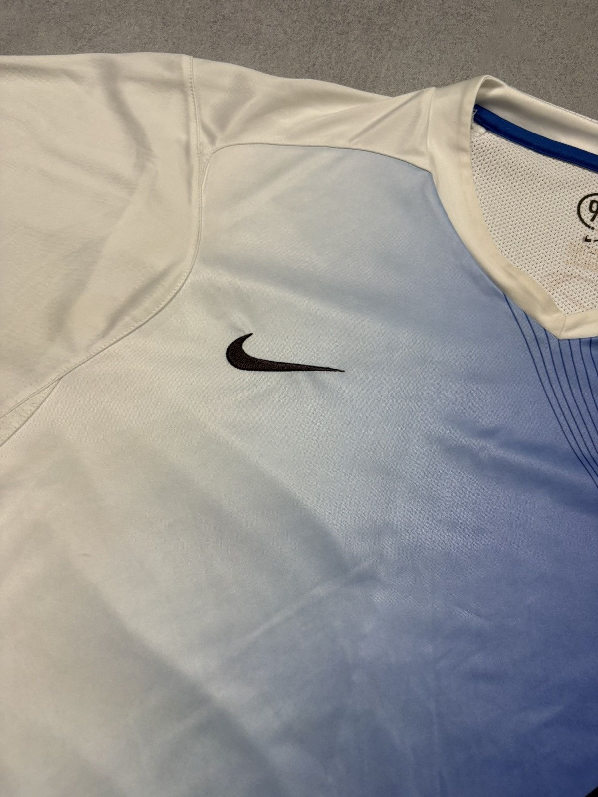 Nike Nike Total 90 TN Vintage T-Shirt Big Logo Y2K Swoosh Drill Size US XL / EU 56 / 4 - 8 Thumbnail