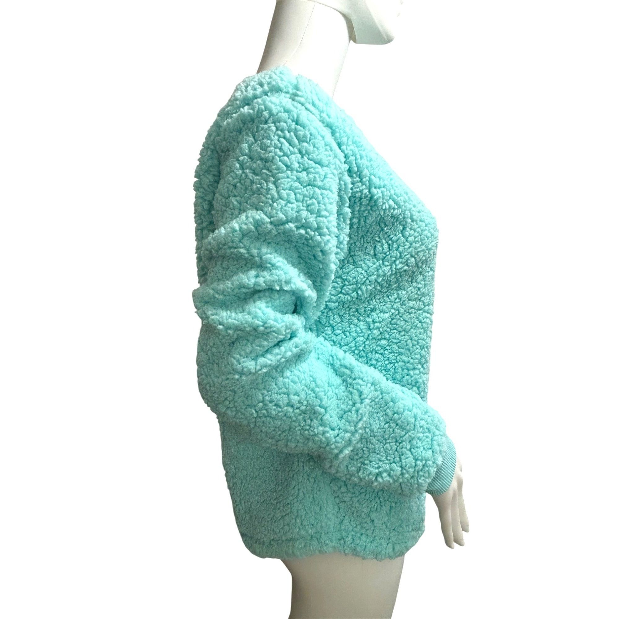 Other So Intimates Women’s Sweatshirt Blue Green M Sherpa Soft Coz Size M / US 6-8 / IT 42-44 - 4 Thumbnail