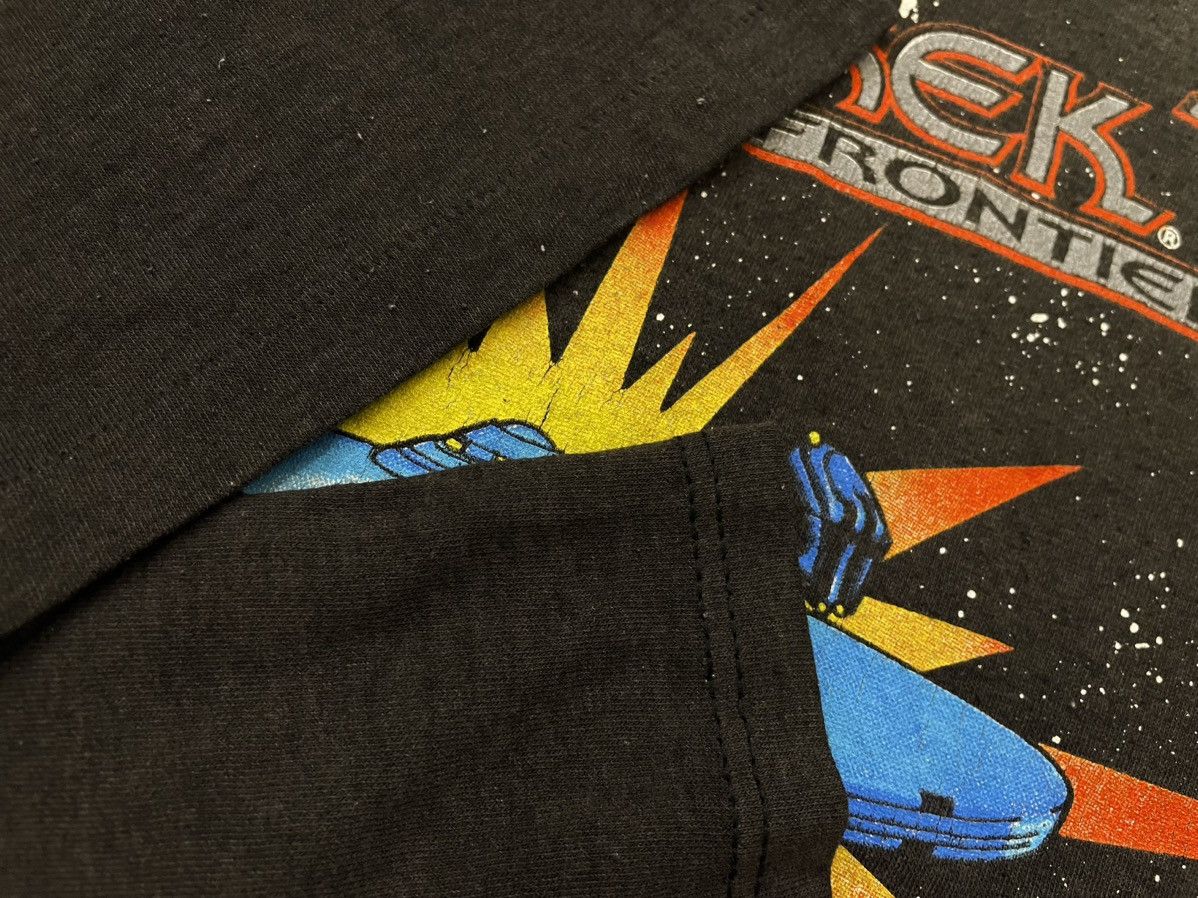 Vintage Vintage Star Trex movie The Final Frontier 1989 tee Size US L / EU 52-54 / 3 - 6 Thumbnail