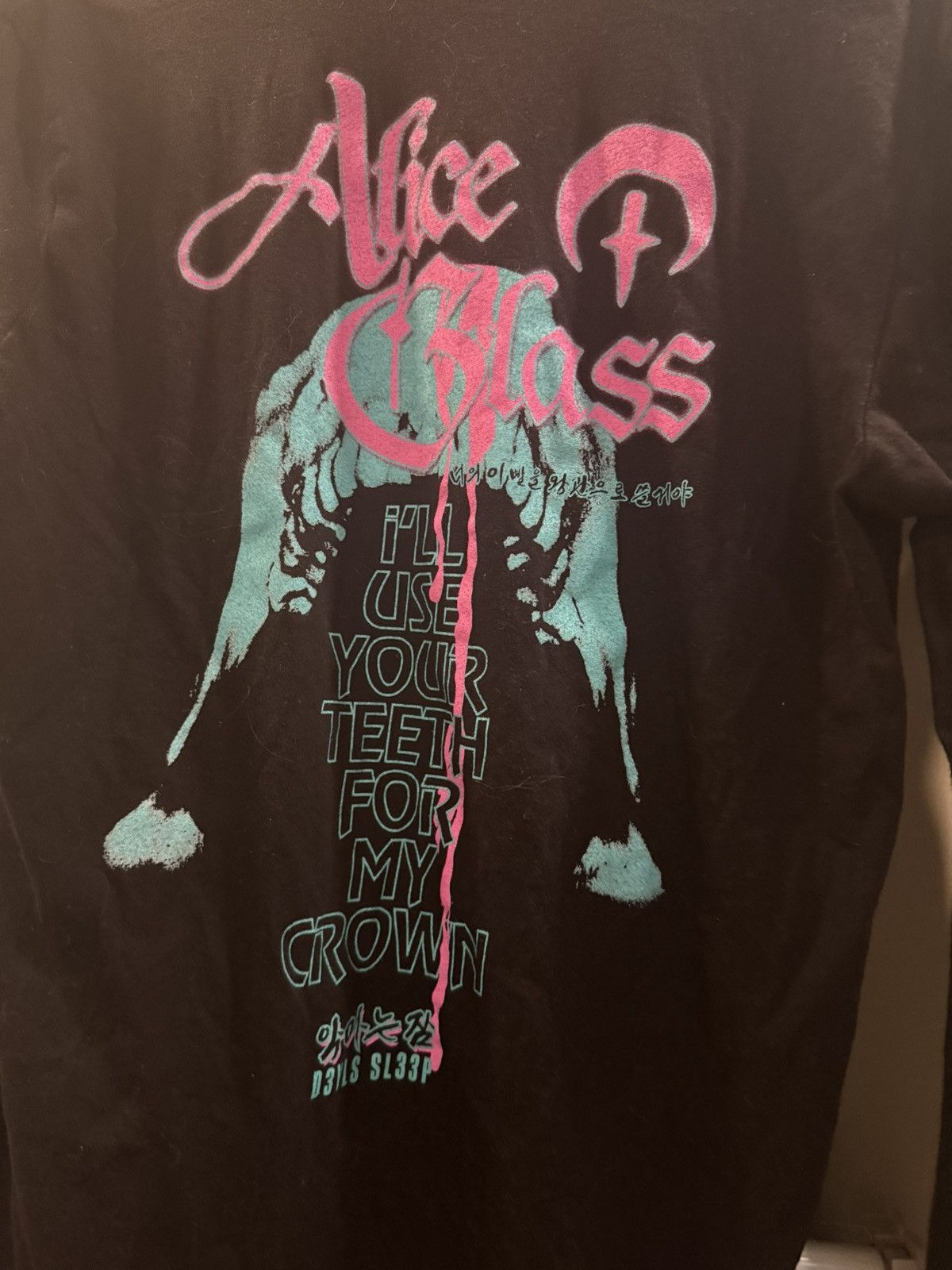 Band Tees Alice Glass x Kill Your God Long Sleeve 2019 Size US M / EU 48-50 / 2 - 2 Thumbnail