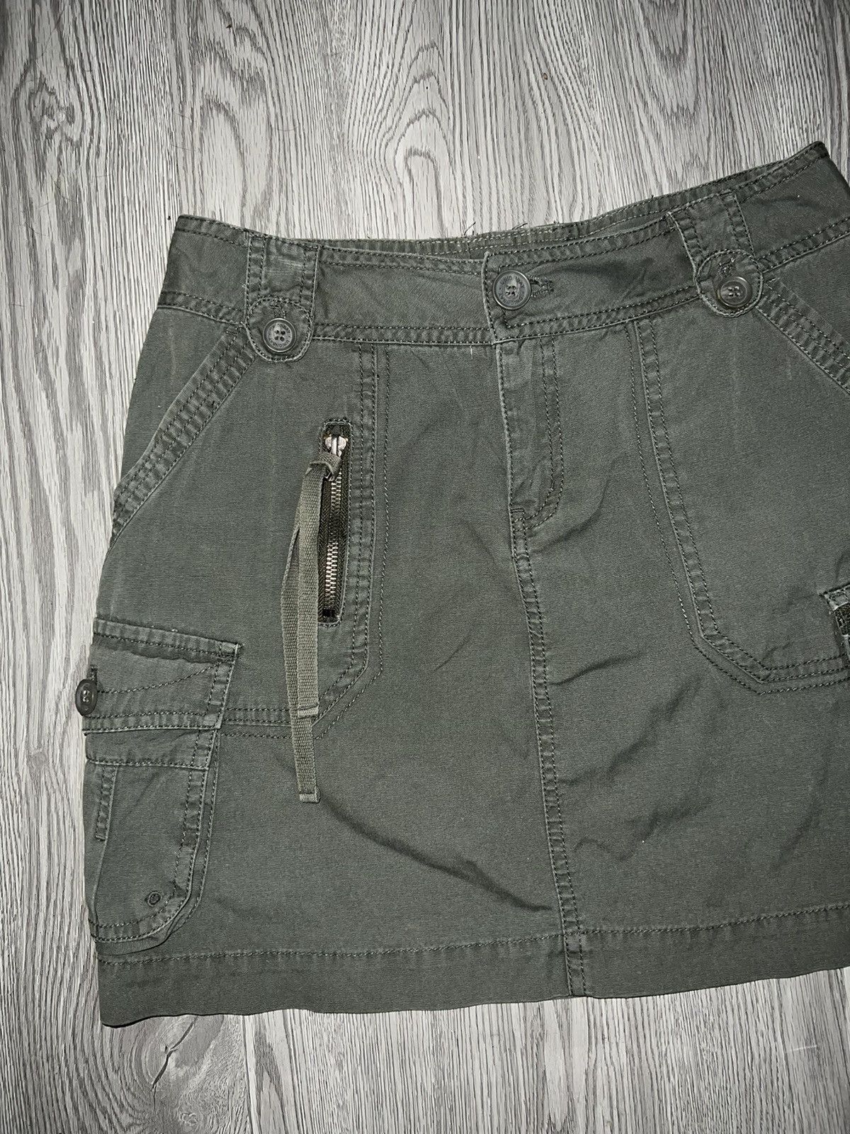 Japanese Brand Vintage cargo skirt 🧩🖤 Size 28" / US 6 / IT 42 - 4 Thumbnail