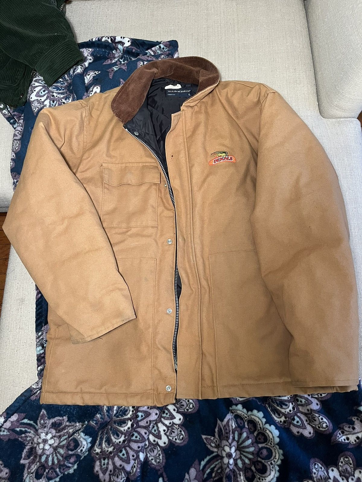 image of Swingster x Vintage 90's Workwear Made In Usa in Tan, Men's (Size Large)