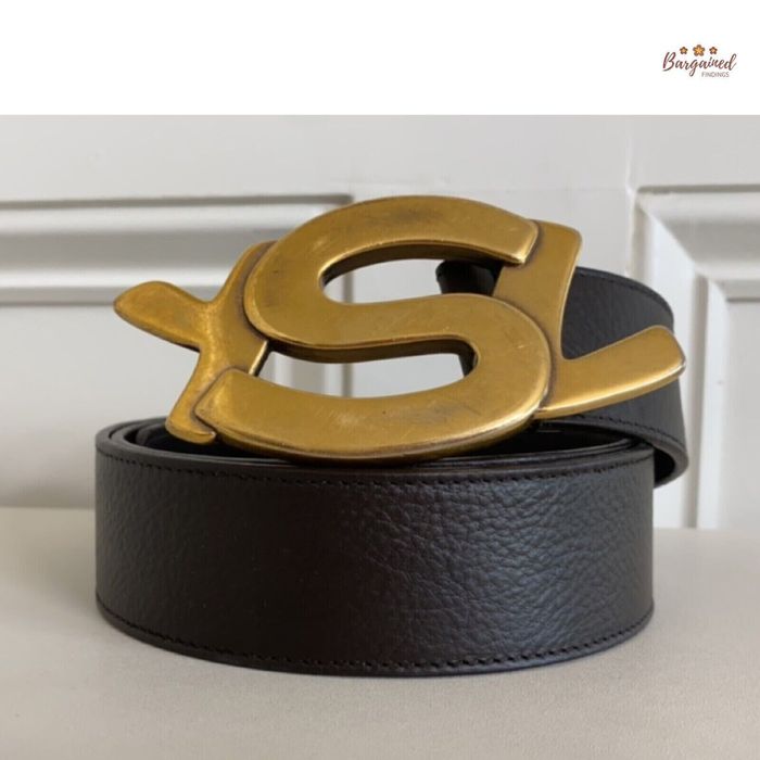 yves saint laurent mens belt buckle