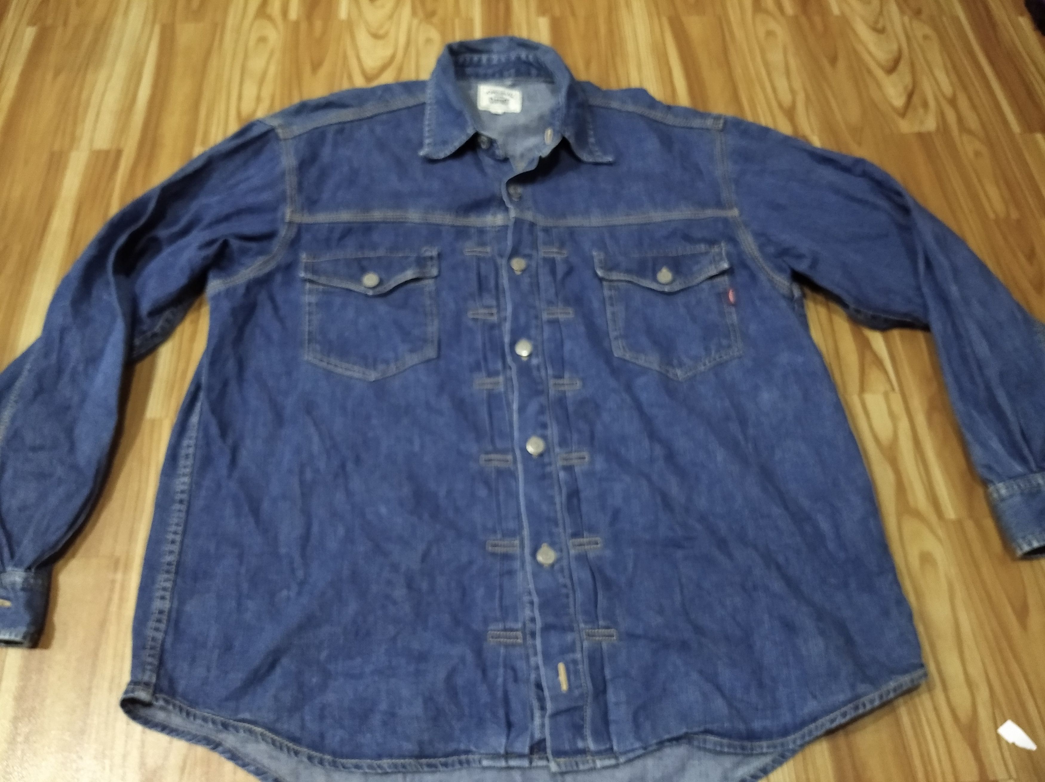 Japanese Brand × Johnbull Johnbull vintage denim shirt Size US L / EU 52-54 / 3 - 1 Thumbnail
