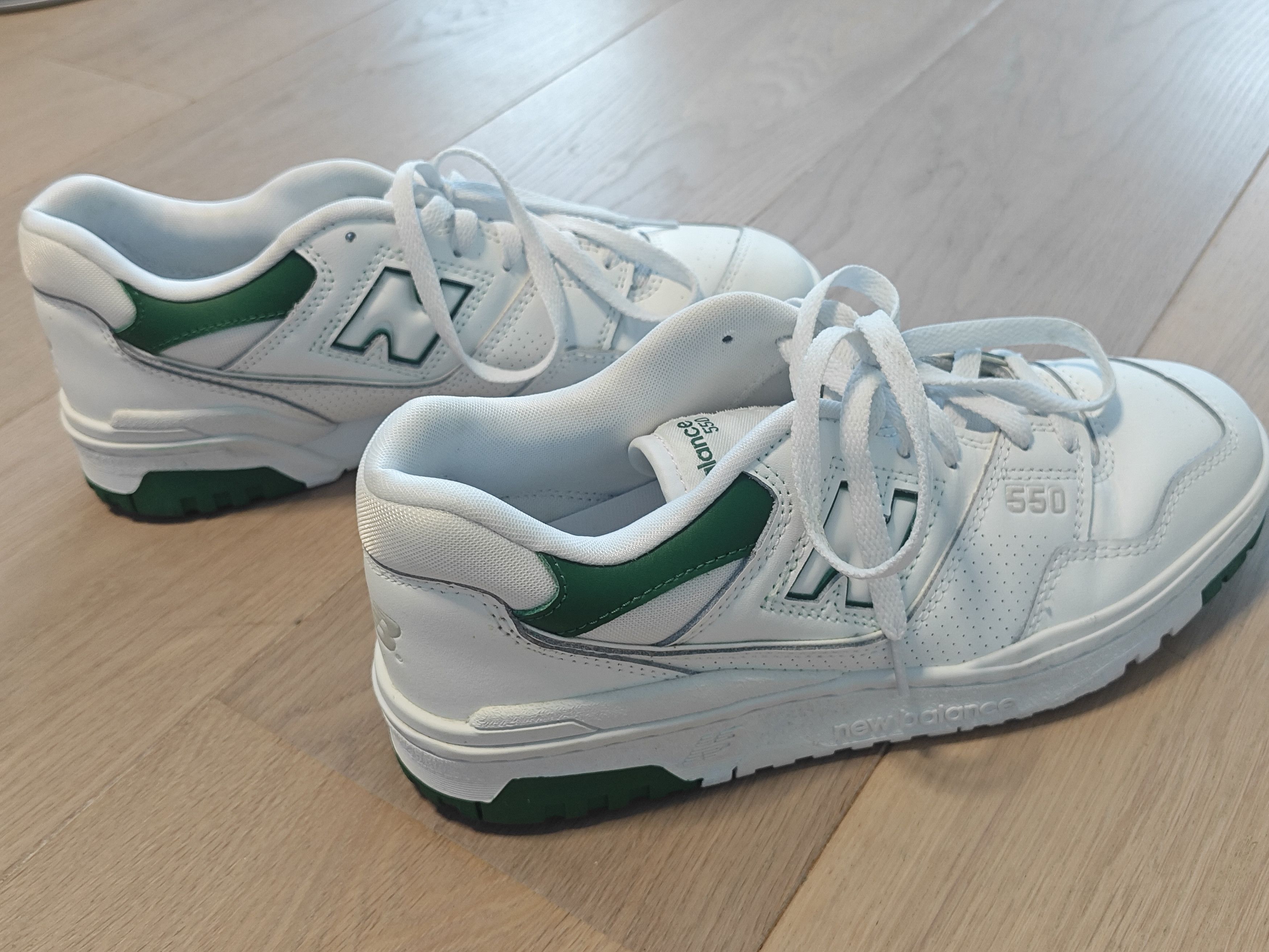 New Balance New Balance 550 New | White/Green Size US 10 / IT 40 - 3 Thumbnail