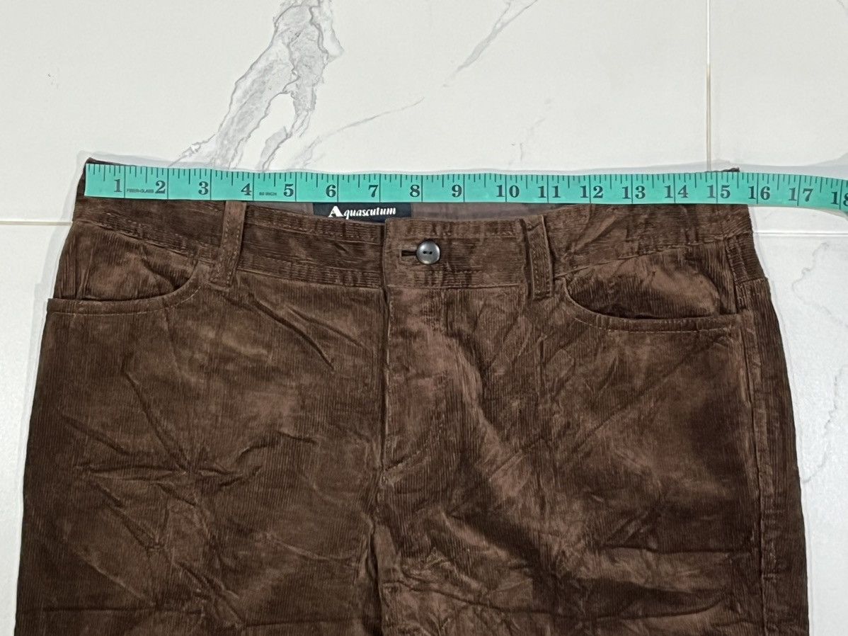 Aquascutum Aquascutum Japan Corduroy Trousers Brown Classic Pants Size US 30 / EU 46 - 16 Thumbnail