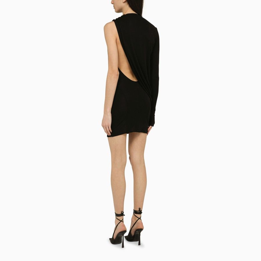 Andreadamo o1d2blof0724 Dress in Black Size M / US 6-8 / IT 42-44 - 3 Thumbnail