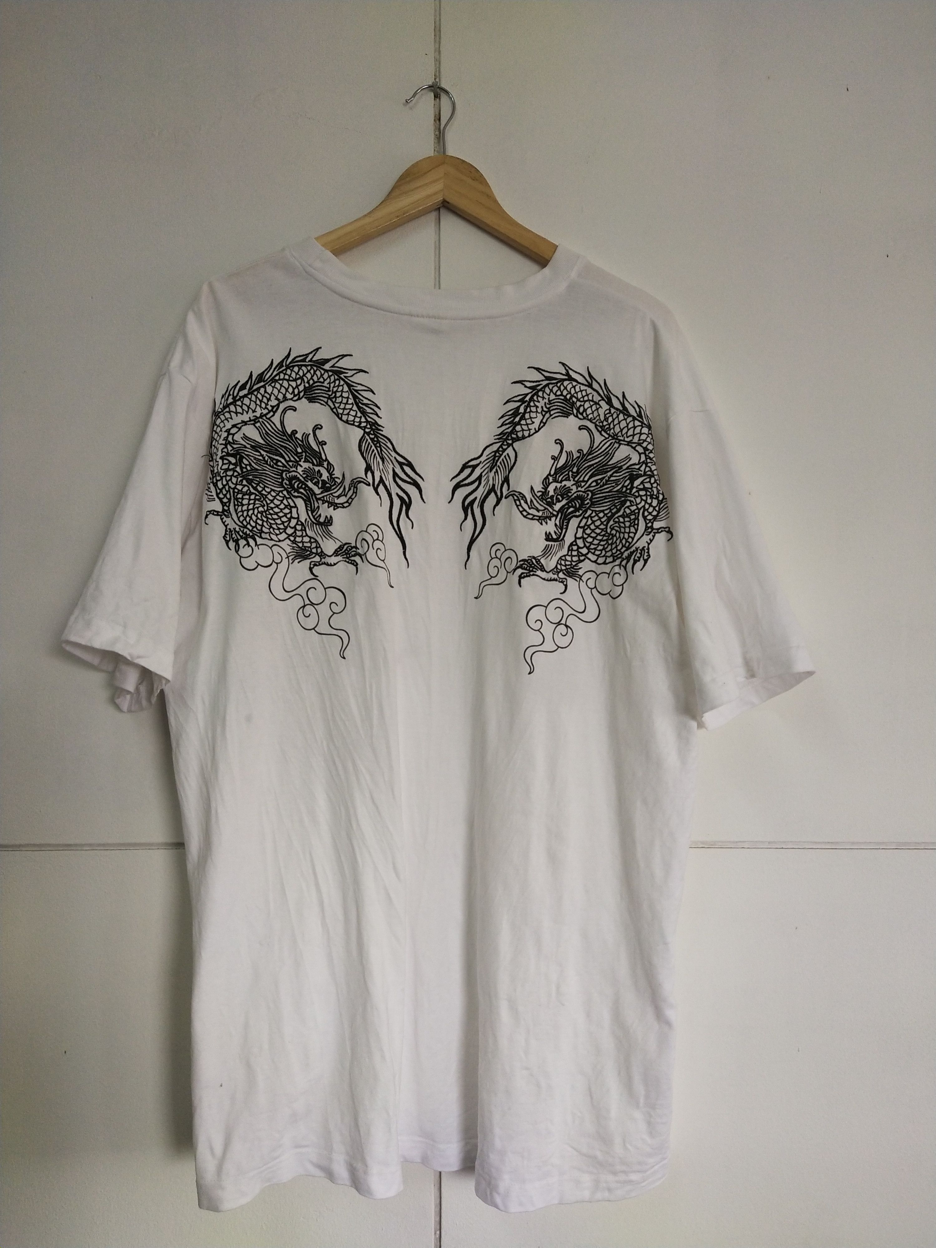 Japanese Brand Dragon Embroidery Japanese Shirt Sukajan Size US XXL / EU 58 / 5 - 2 Thumbnail