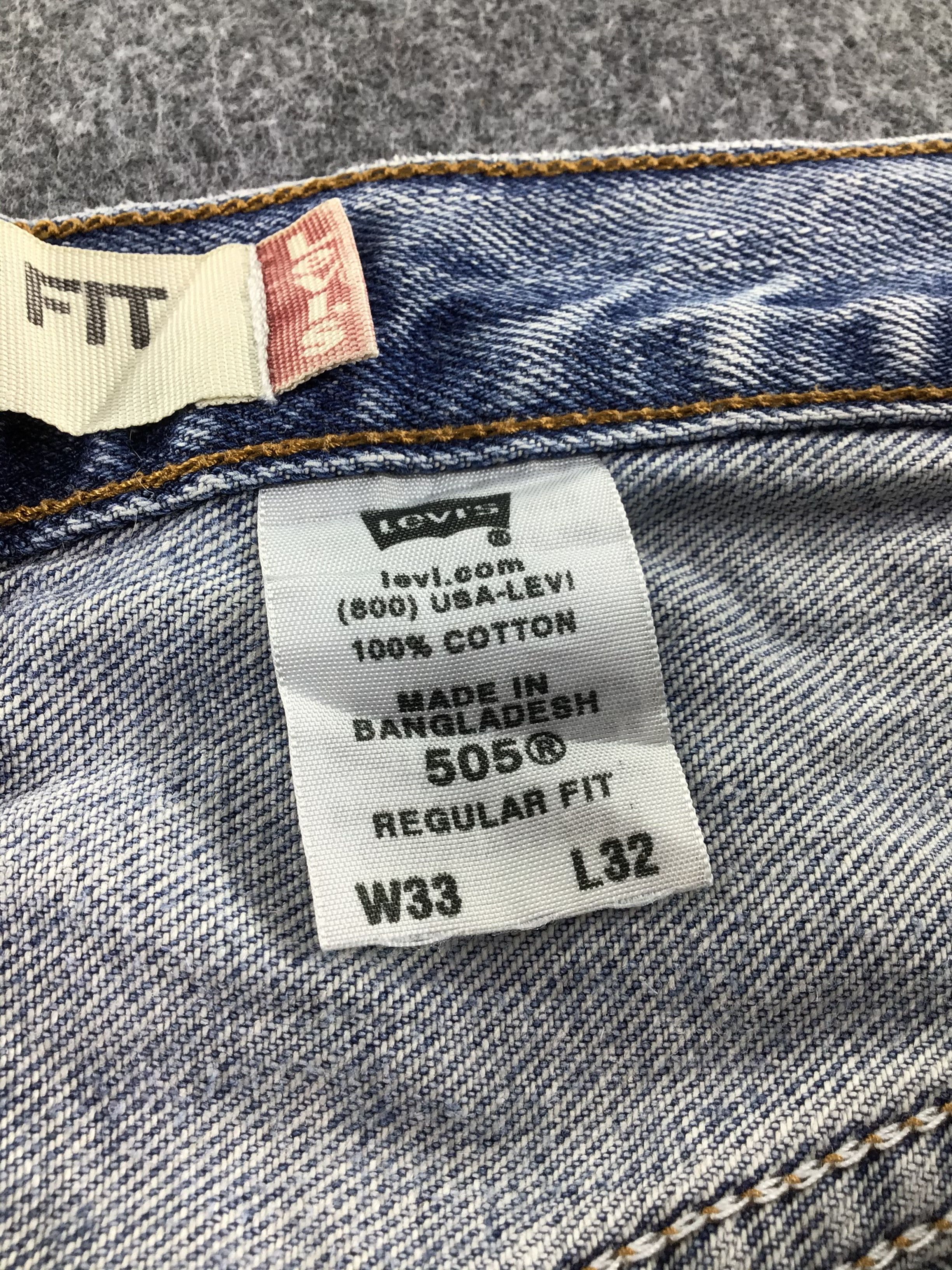 Levi's Vintage Levis 505 Jeans-J606 Size US 32 / EU 48 - 9 Thumbnail