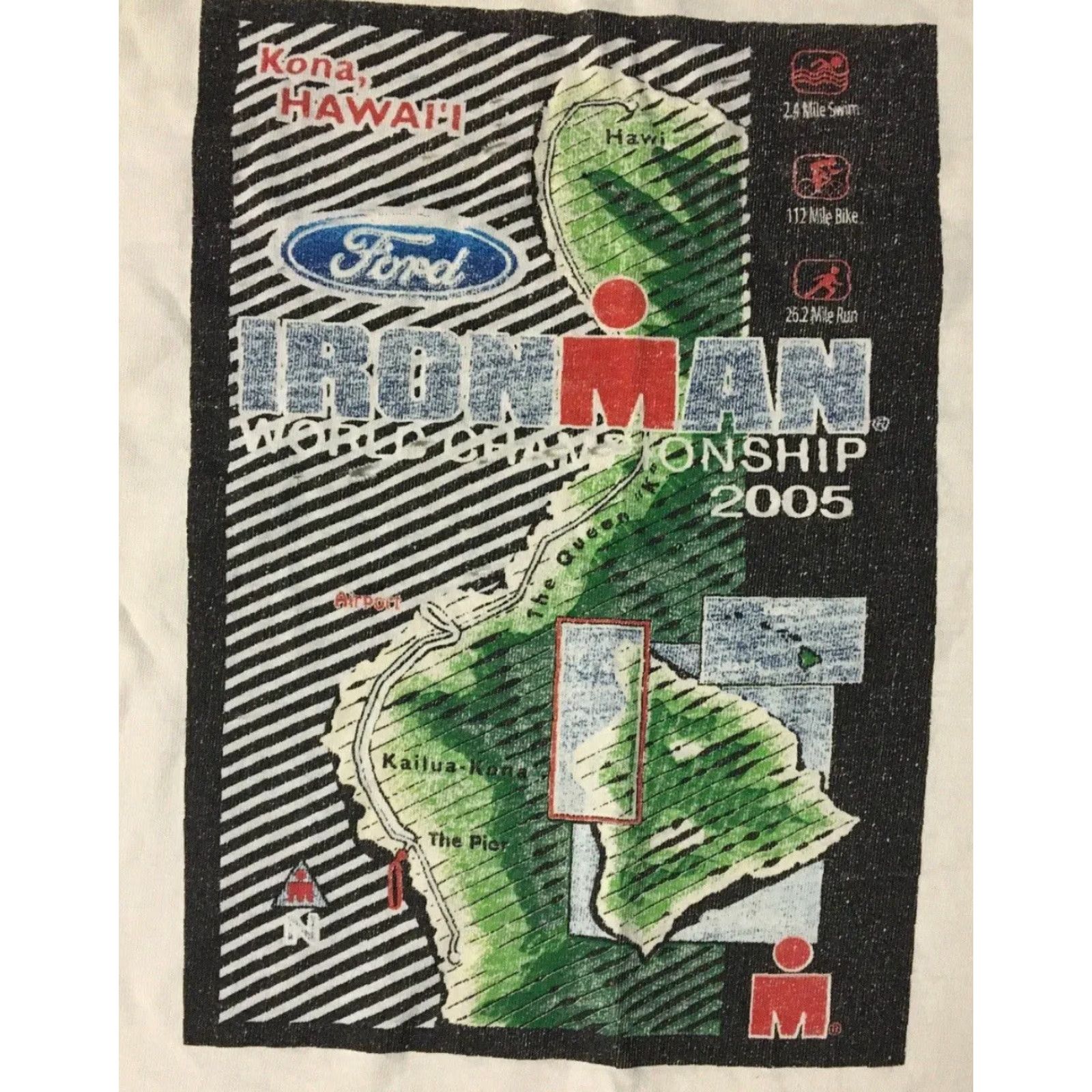 Vintage Vtg Ford Ironman Championship Faded Distress Shirt L Hawaii Surf Grunge PE 90s Size US L / EU 52-54 / 3 - 4 Thumbnail
