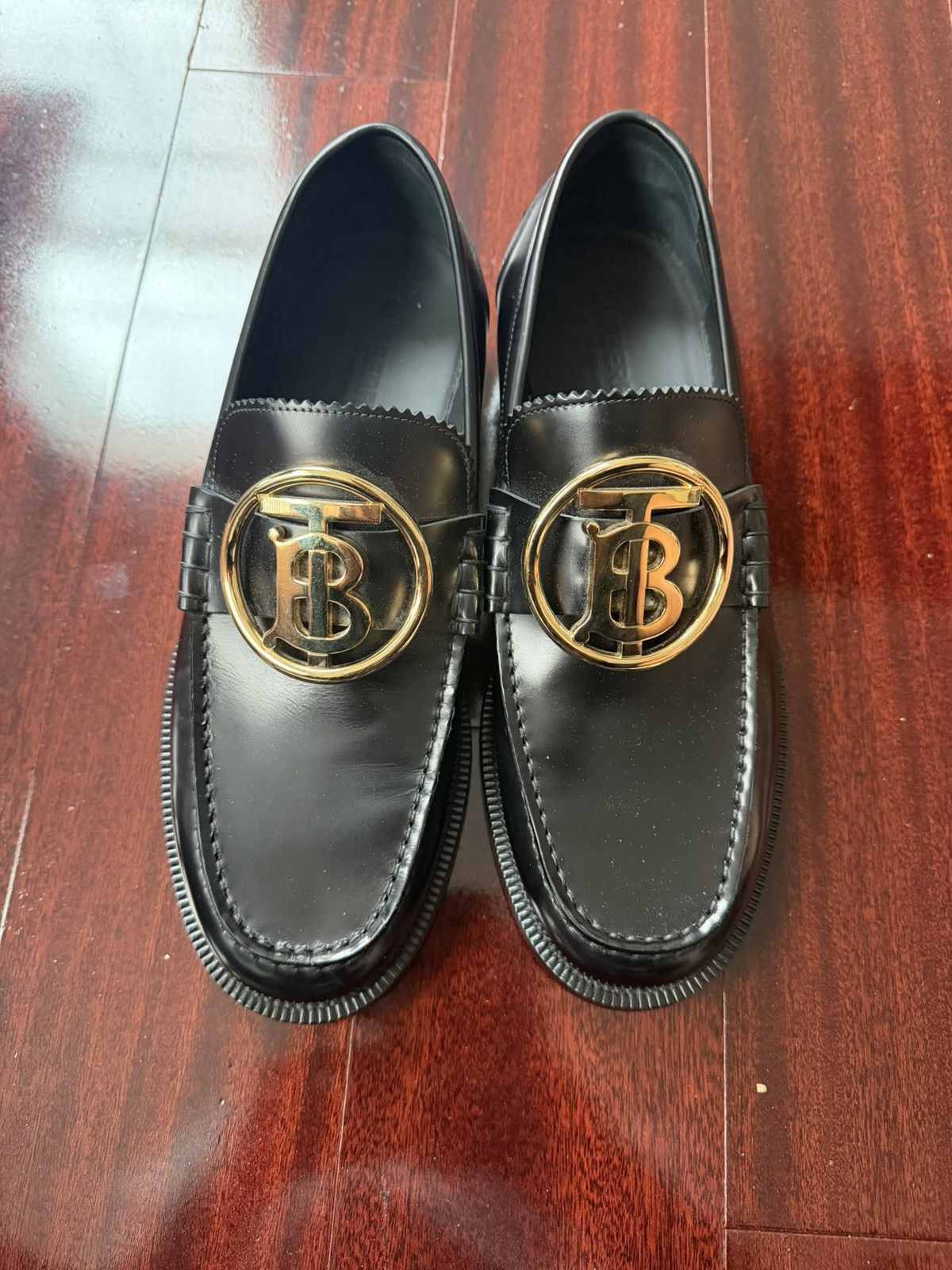 Burberry Burberry Black TB Emile Loafers Size US 9 / EU 42 - 1 Thumbnail