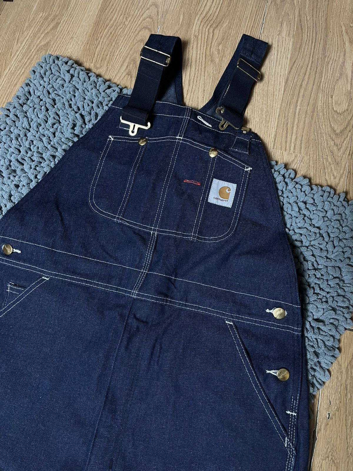 Carhartt 🛠️CARHARTT VINTAGE CARPENTER DENIM BAGGY JUMPSUIT OVERALLS Size US 36 / EU 52 - 1 Thumbnail