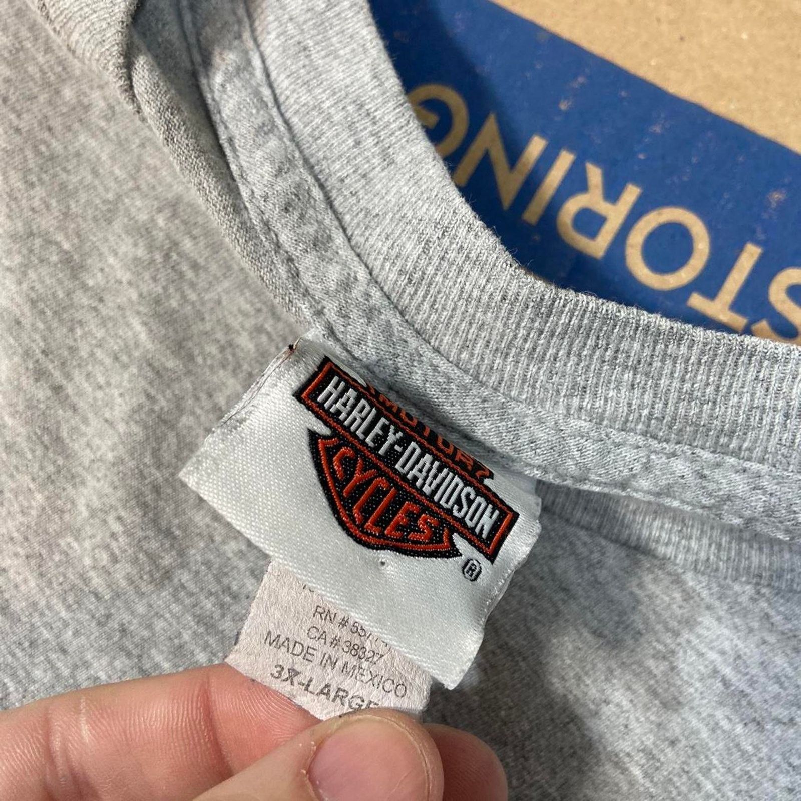 Harley Davidson 2000s grey harley davidson tee Size US XXL / EU 58 / 5 - 4 Thumbnail