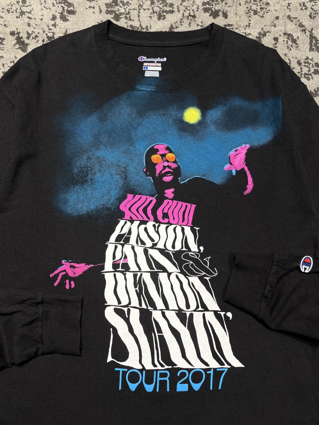 Kid Cudi × Virgil Abloh Champion “ Passion,Pain & Demon Slayin’ “ Tour 2017 Size US L / EU 52-54 / 3 - 1 Thumbnail