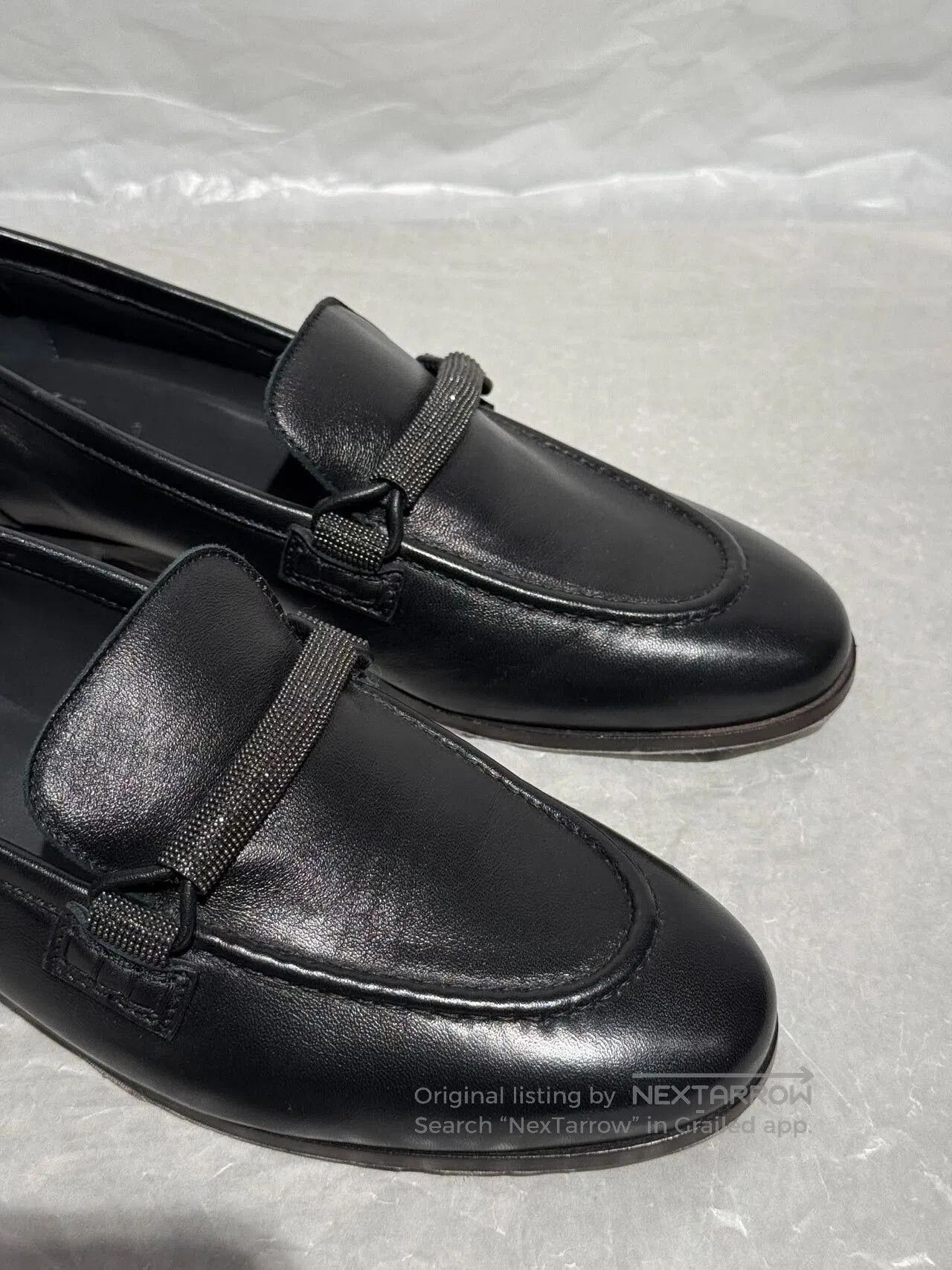 Brunello Cucinelli Brunello Cucinelli Black Loafers for Women. Size US 4 / IT 34 - 3 Thumbnail