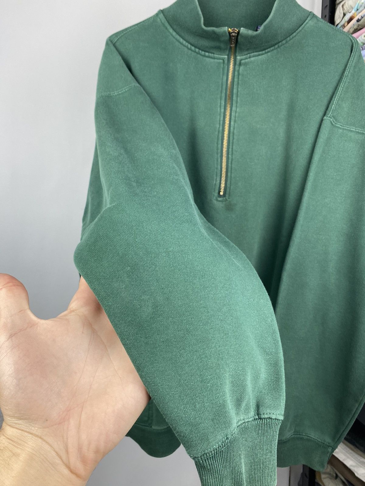 Gap × Vintage 90s🔥Oversized Gap 1/3 Zip Sweatshirt Faded Gothic Punk emo Size US M / EU 48-50 / 2 - 6 Thumbnail