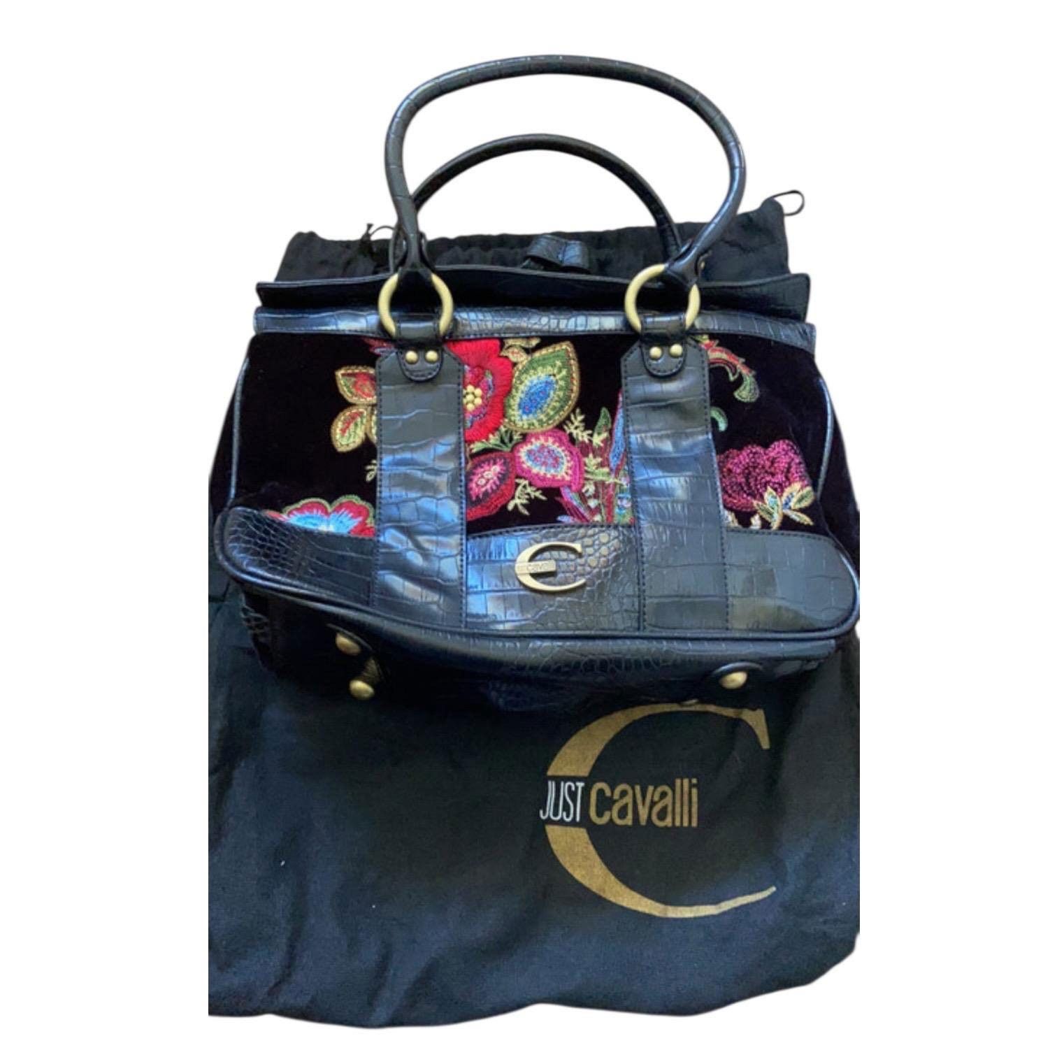 Roberto Cavalli The Cavalli Embroidered Medium Bag Size ONE SIZE - 2 Thumbnail