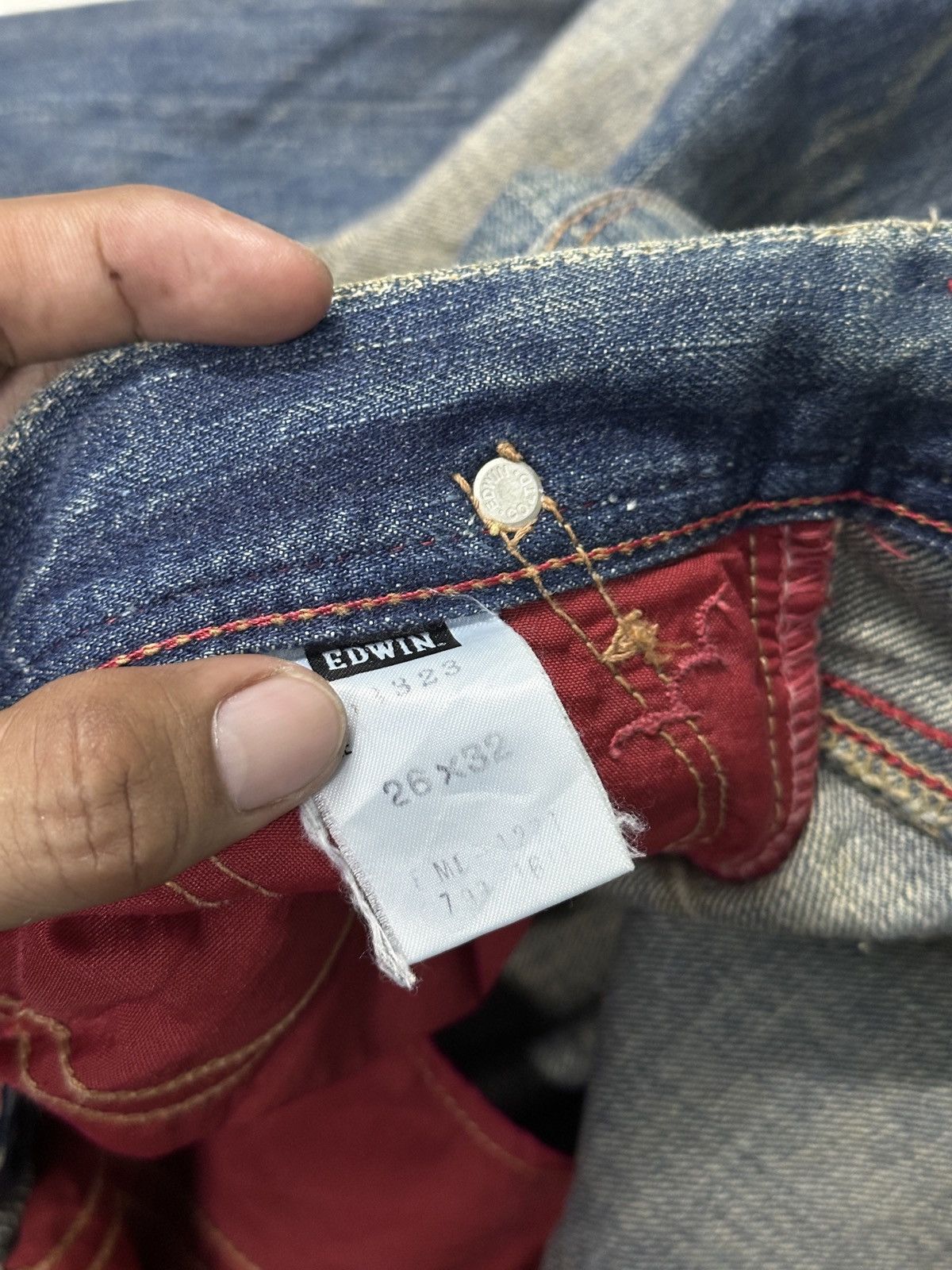 Kapital Edwin 503 X Rude Straight Cut 💥🎌 Size US 30 / EU 46 - 10 Thumbnail