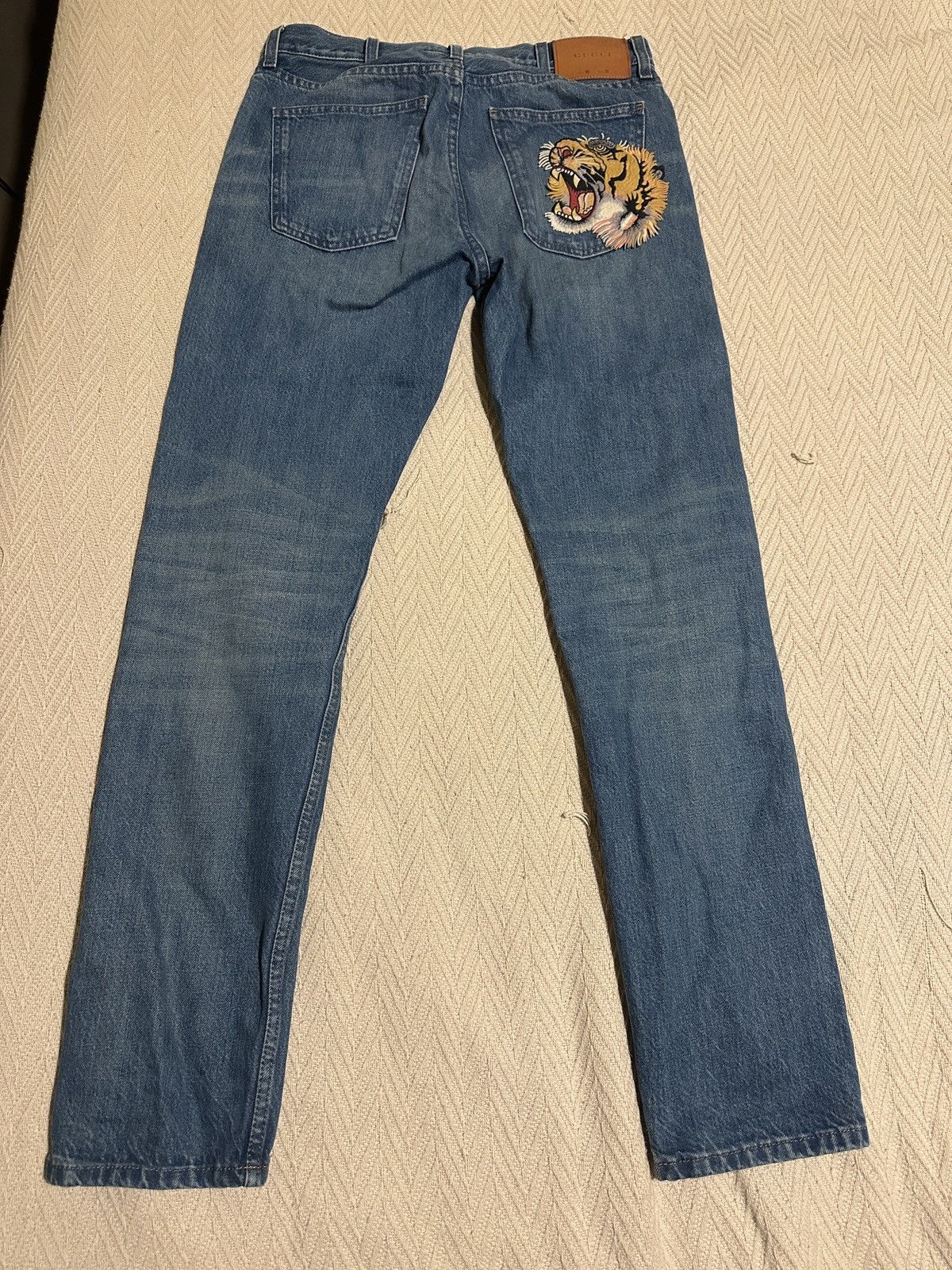 Gucci Gucci Tiger Jeans Size US 31 - 2 Thumbnail