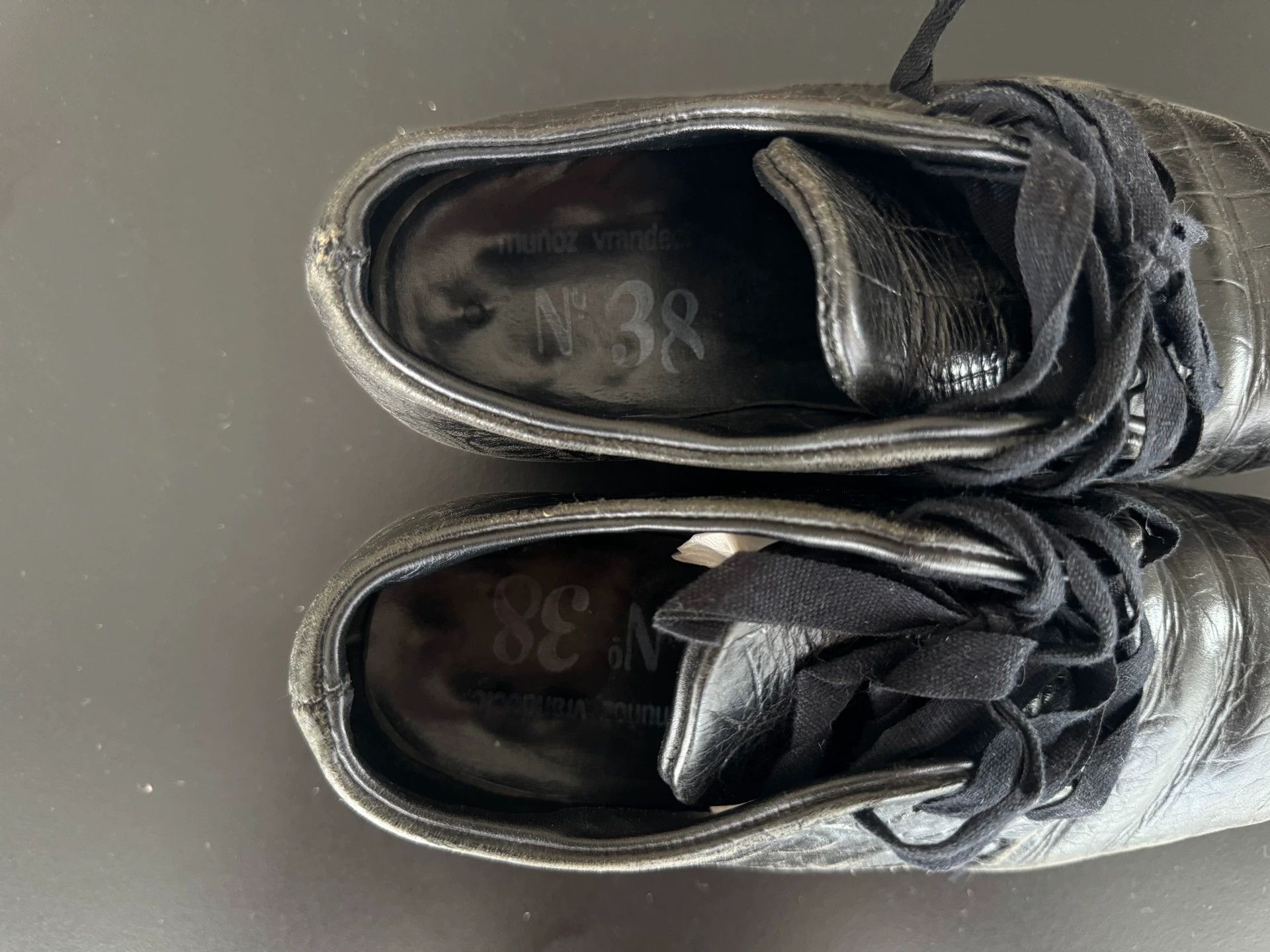munoz vrandecic munozvrandecic French Handmade Leather Shoes Size 38 Worn Size US 7.5 / IT 37.5 - 4 Thumbnail