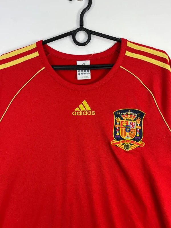 Adidas Spain 2008 2009 Home Football Soccer Jersey Adidas Sz M Size US M / EU 48-50 / 2 - 2 Thumbnail