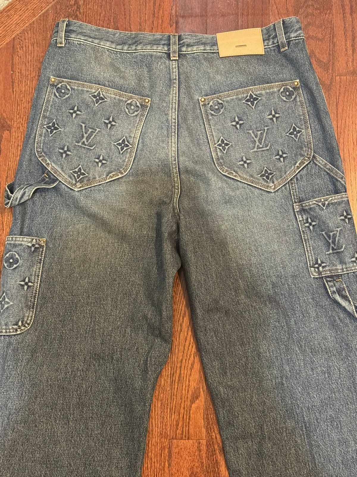 Louis Vuitton Louis Vuitton Carpenter Denim Jeans Size US 34 / EU 50 - 5 Thumbnail