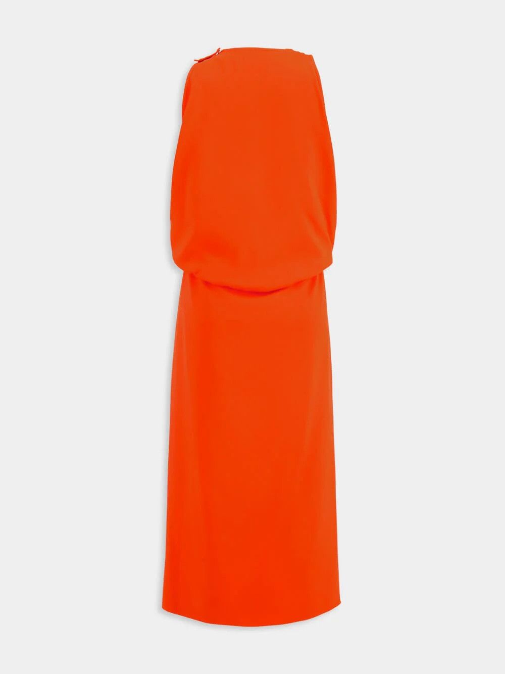 Gucci oc11z1125 Vibrant Orange Sleeveless Midi Dress in Orange Size XXL / US 16-18 / IT 52-54 - 2 Thumbnail