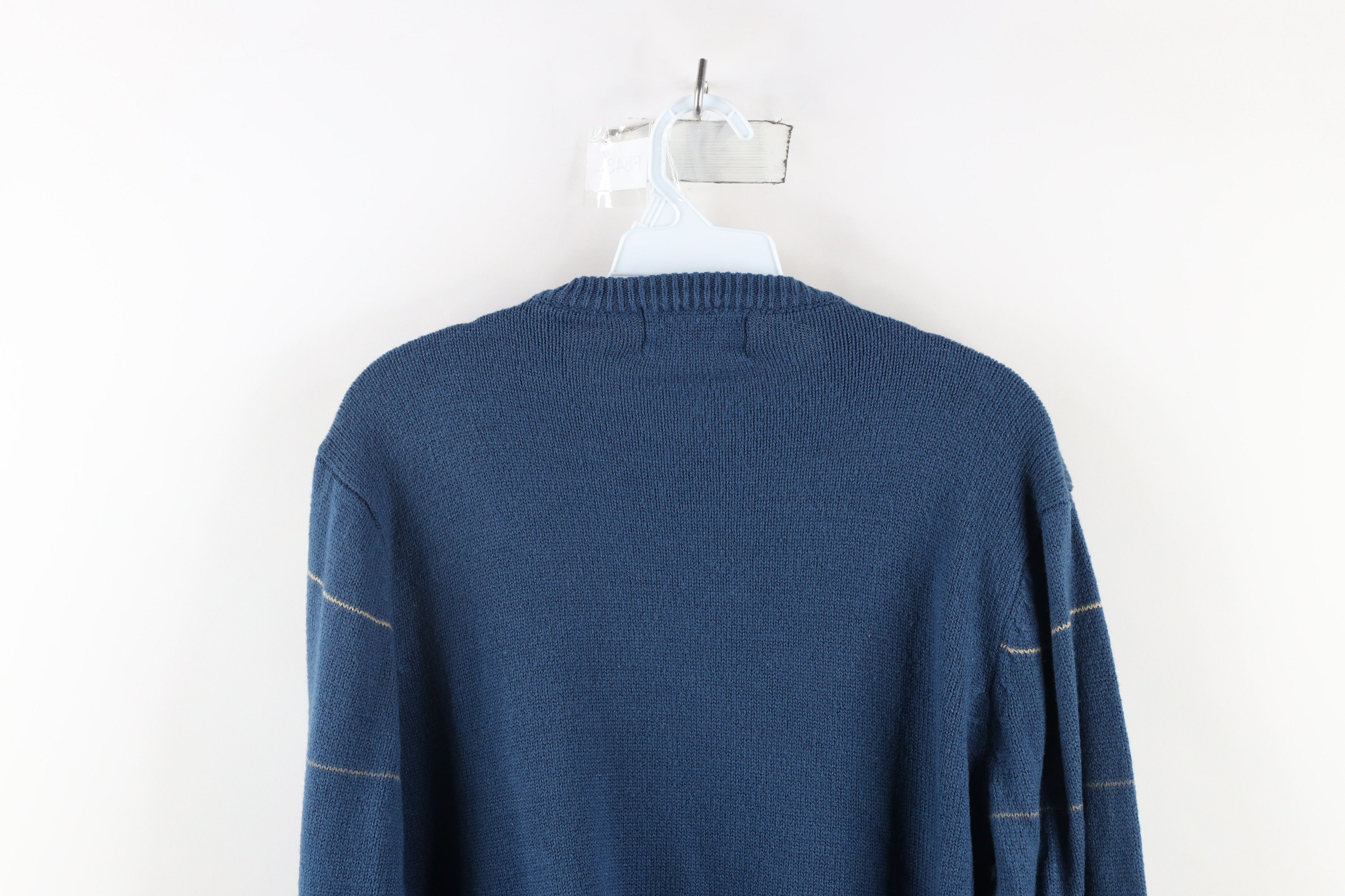 Vintage Vintage 70s Streetwear Diamond Ribbed Knit Crewneck Sweater Size US S / EU 44-46 / 1 - 6 Thumbnail